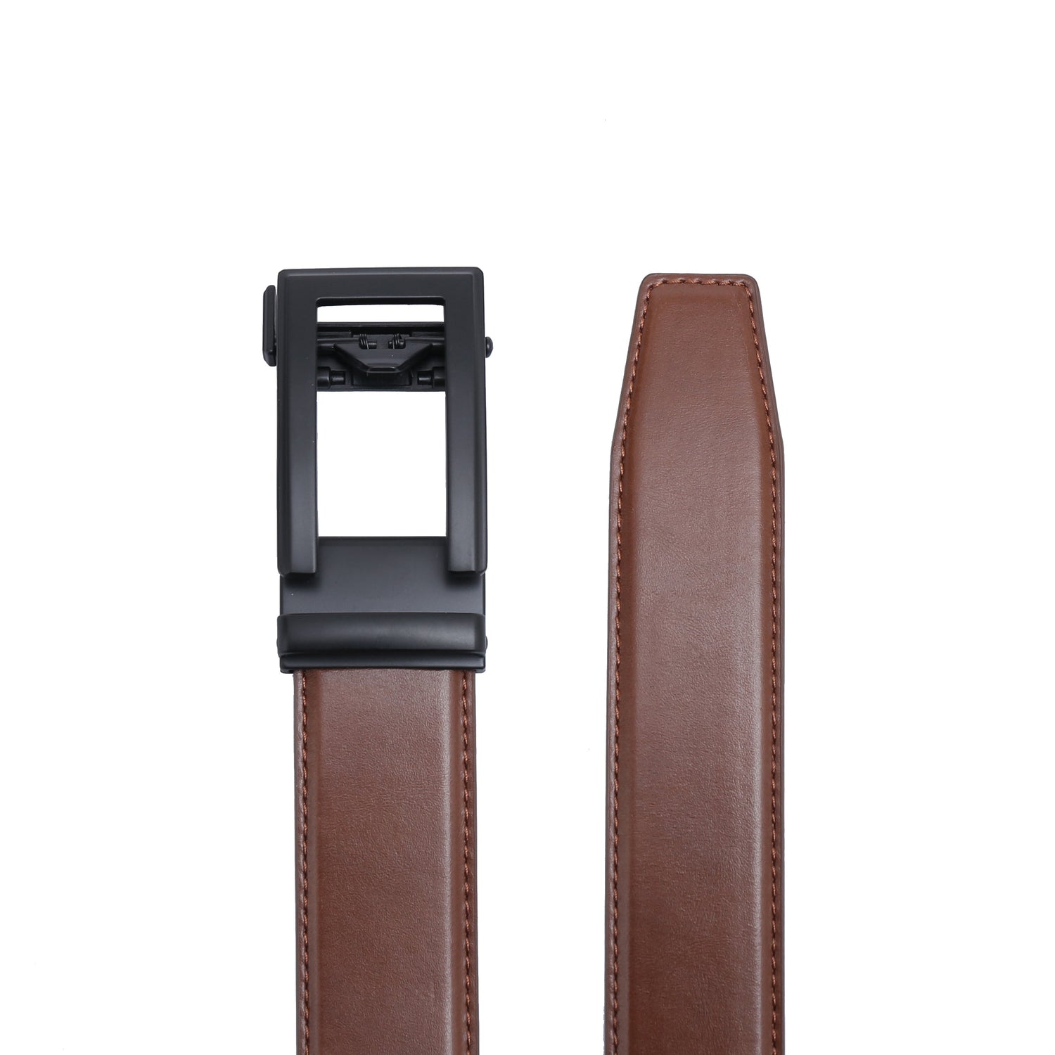 Auto 1 Vegan Belt - Matte Black Buckle (Brown All Sizes, Black only up to size 34) by Doshi FCSA
