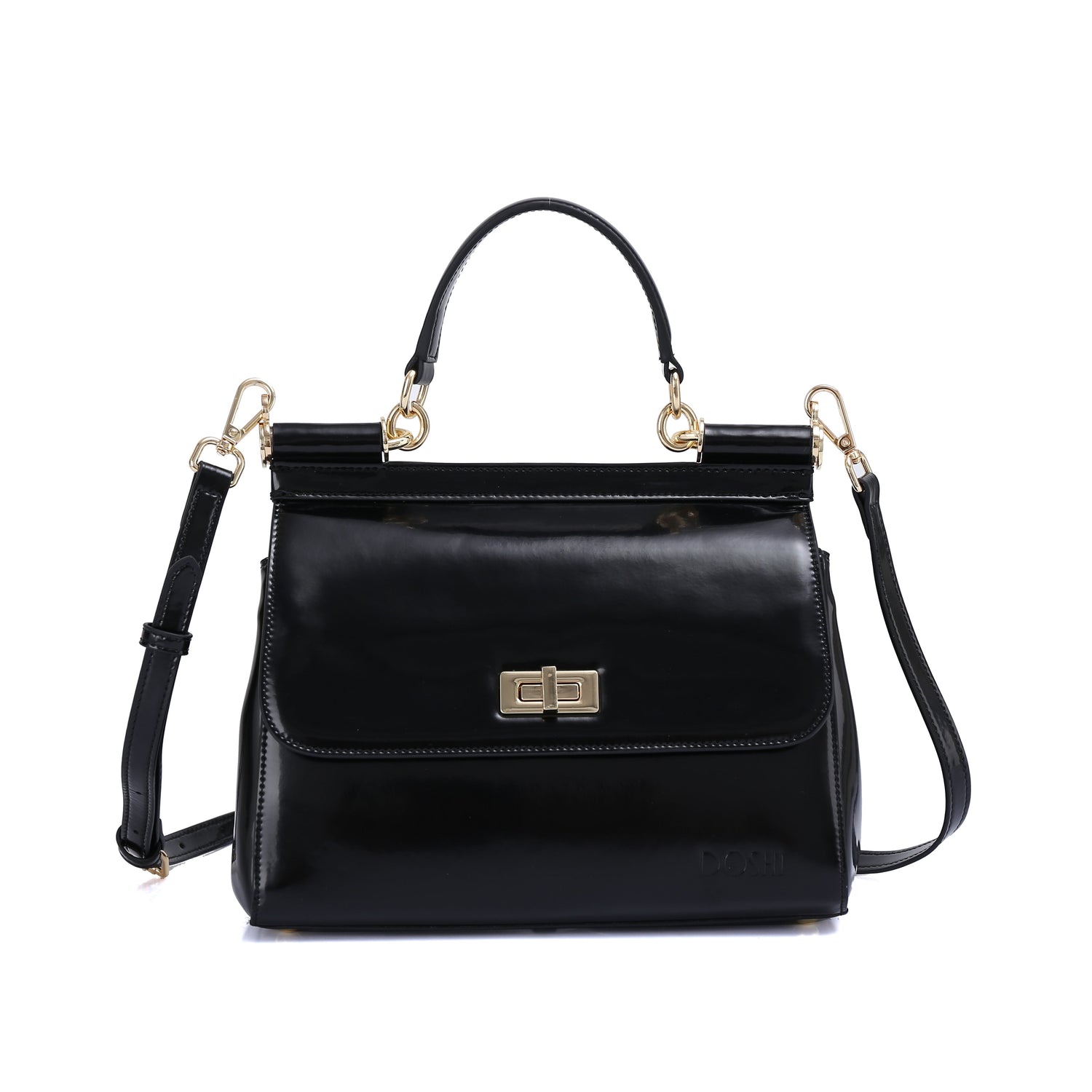 Lady Bag 3 - Semi-Patent Black by Doshi FCSA