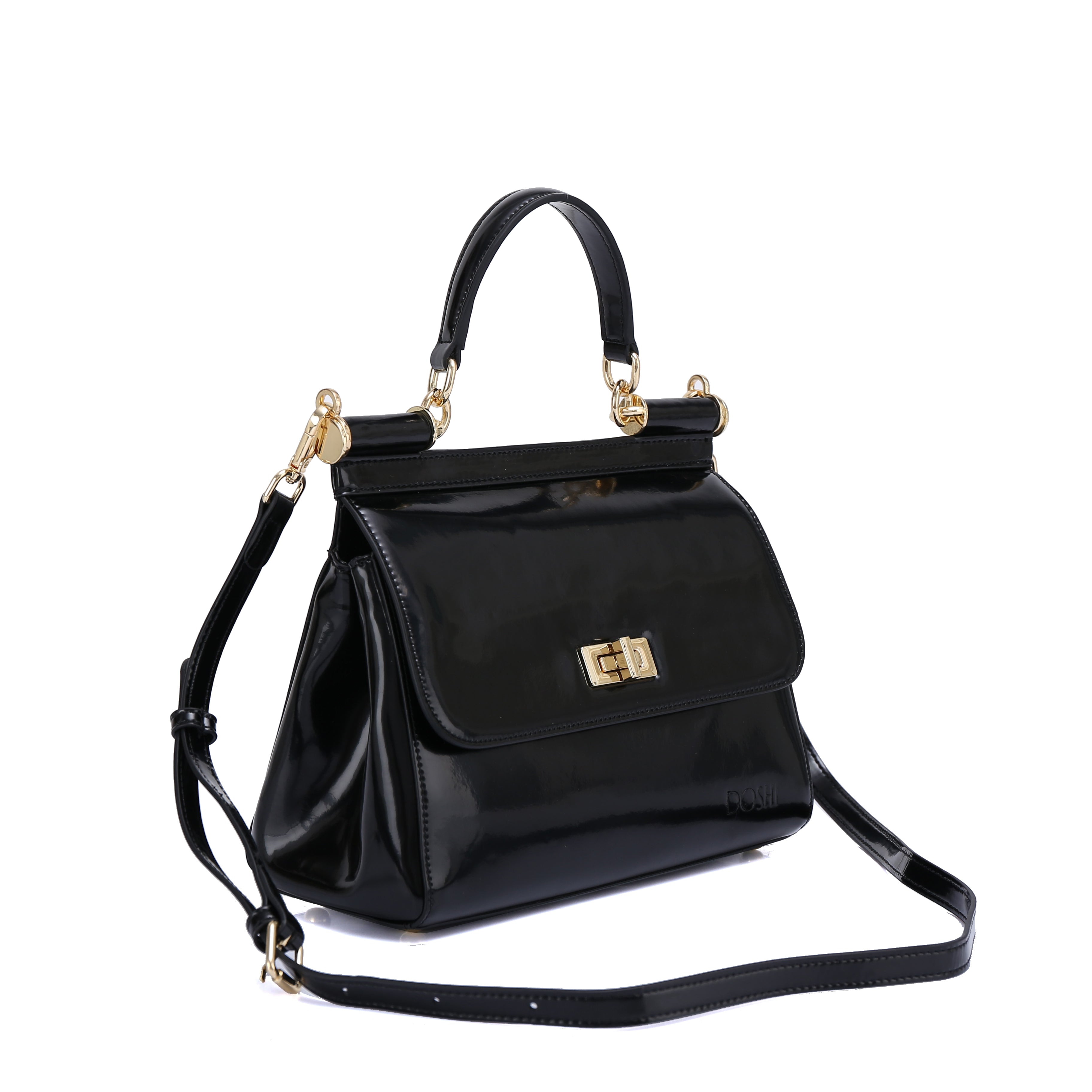 Lady Bag 3 - Semi-Patent Black by Doshi FCSA