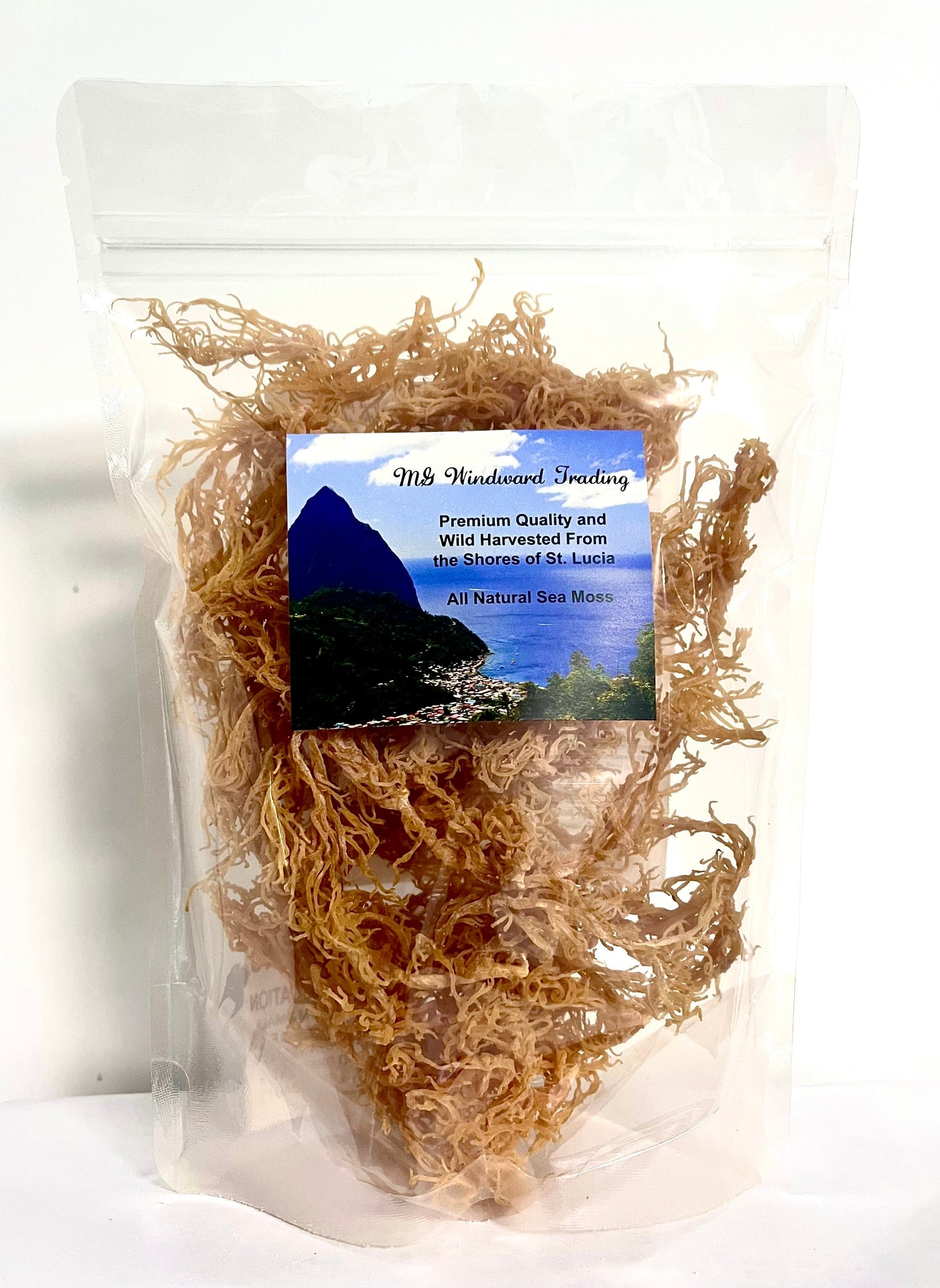 Certified Pure Wild Harvested Organic Gold Raw Sea Moss by Seamoss Global
