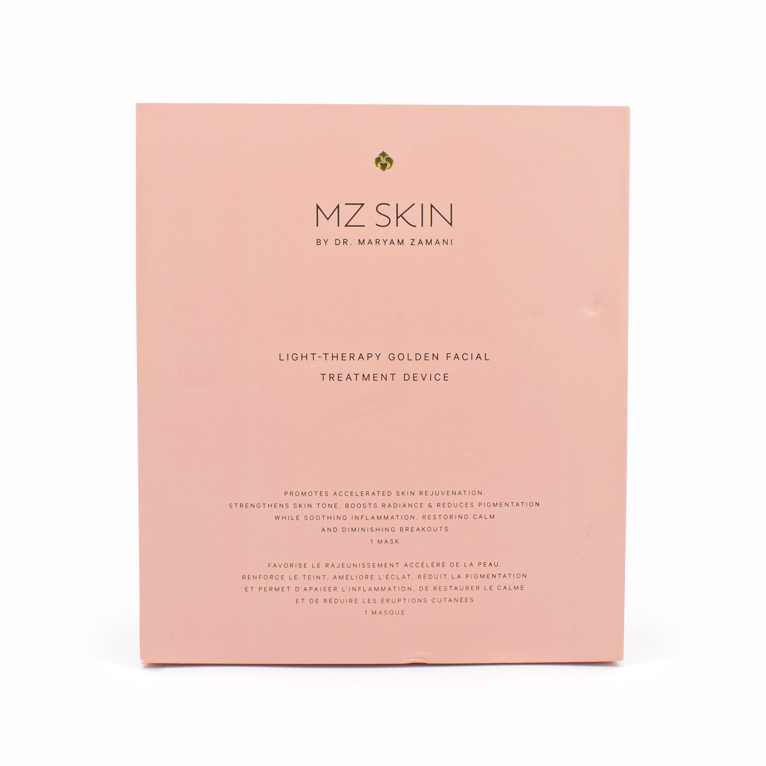 MZ SKIN Light-Therapy Golden Facial Treatment Device - Imperfect Box by This is Beauty US