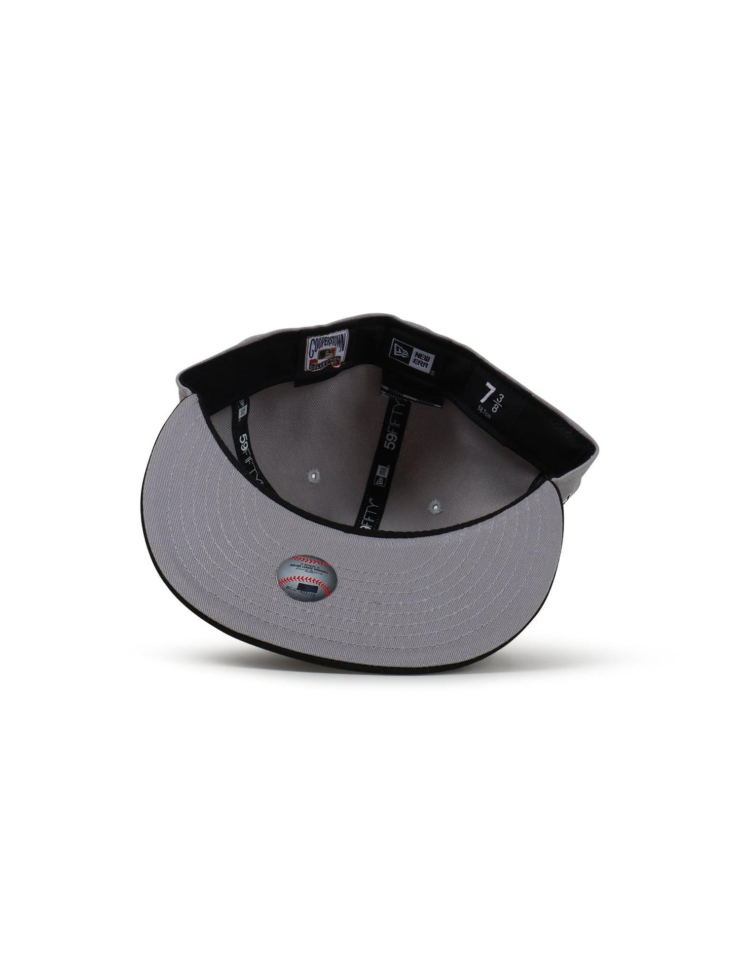 New Era 5950 Dodgers 40Th Anniversary Hat - Gray/Black