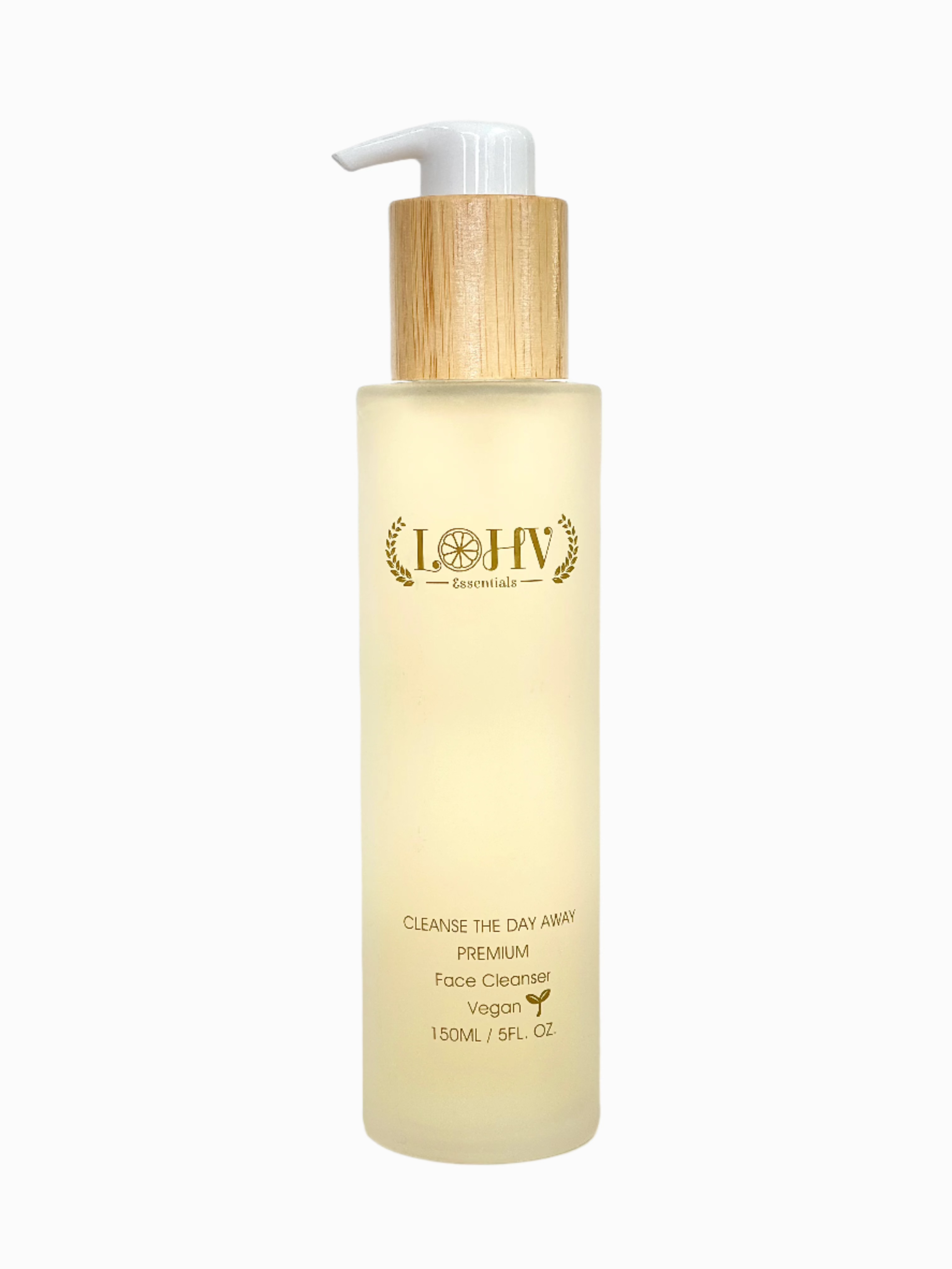 PREMIUM 100% Vegan Hydrating Facial Cleanser, Moisturizing Face Wash For All Skin Types, Hyaluronic Acid + Ginger Water + Lactic acid + Glycolic acid, Fragrance Free &amp; Paraben Free, Non-Drying Oil Control Face Wash. by LOHV ESSENTIALS