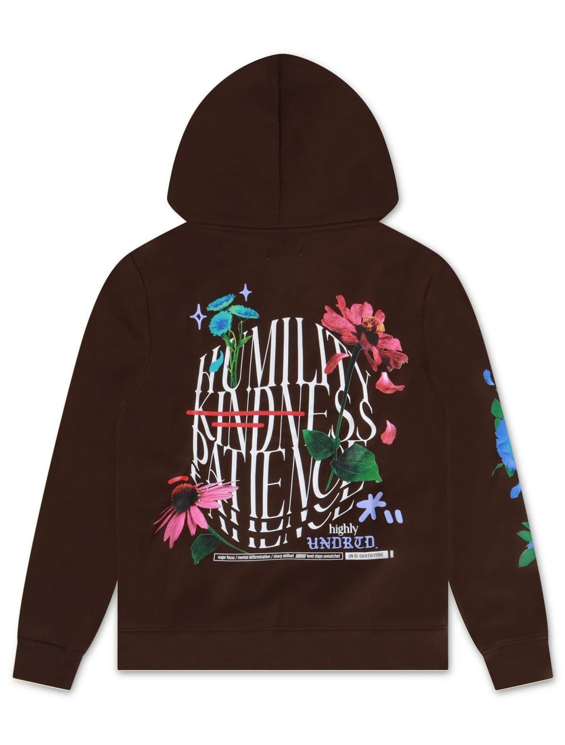 Underrated Humility &amp; Kindness Hoodie - Brown