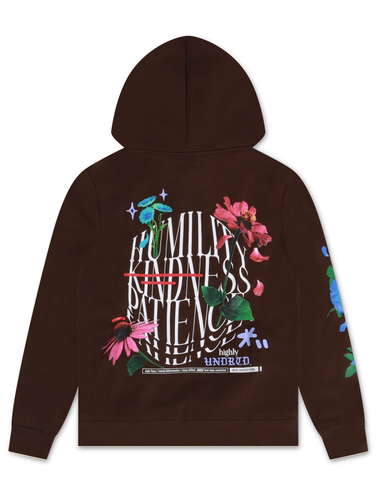 Underrated Humility &amp; Kindness Hoodie - Brown