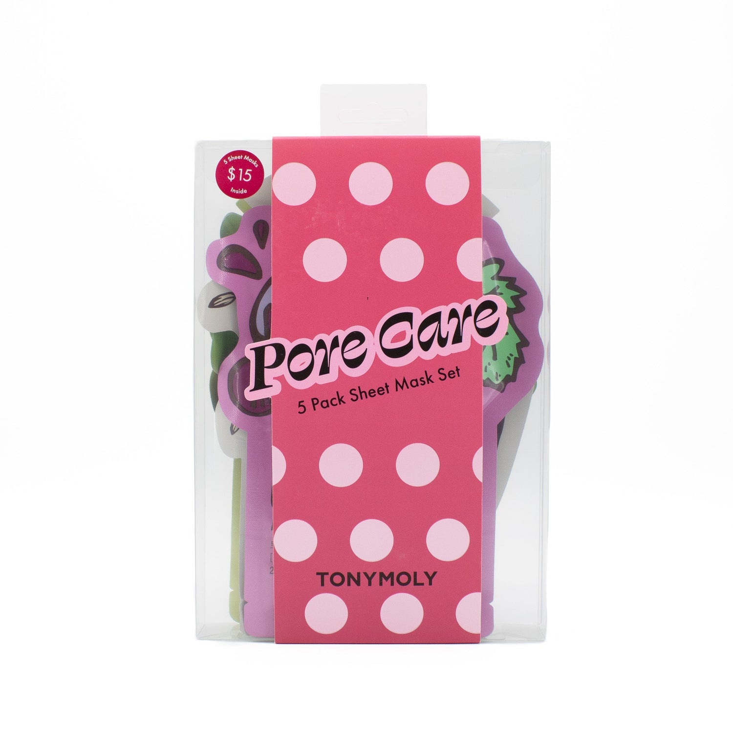 TONYMOLY Pore Care 5 Pack Sheet Mask Set - New by This is Beauty US