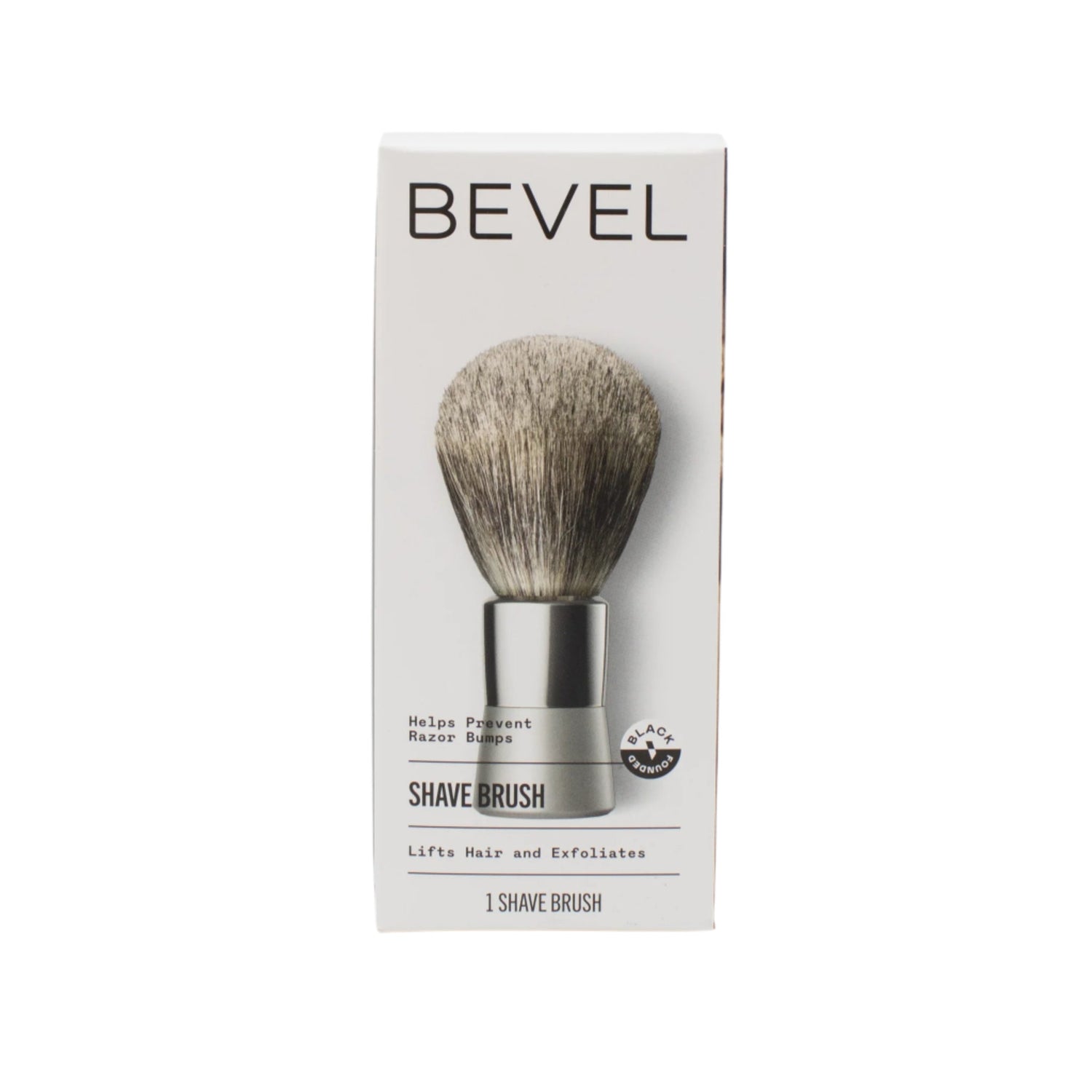 Bevel Shave Brush in Silver - New by This is Beauty US