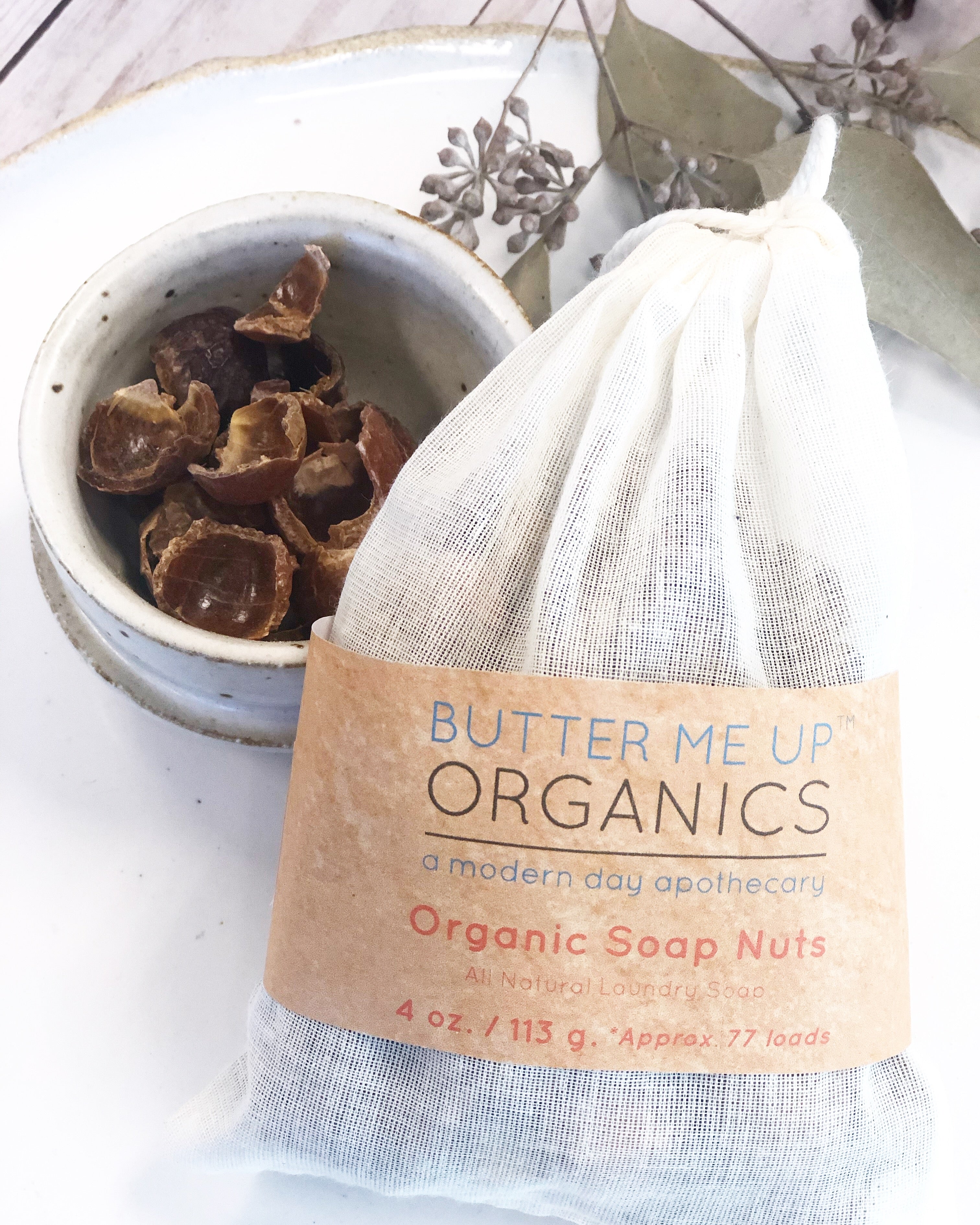 Organic Soap Nuts / All Natural Laundry Soap / Eco friendly by Butter Me Up Organics