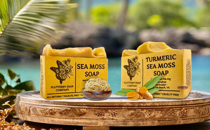 Organic Sea Moss Soap – Handcrafted Pure and Natural Bar Soap for Face &amp; Body by Seamoss Global