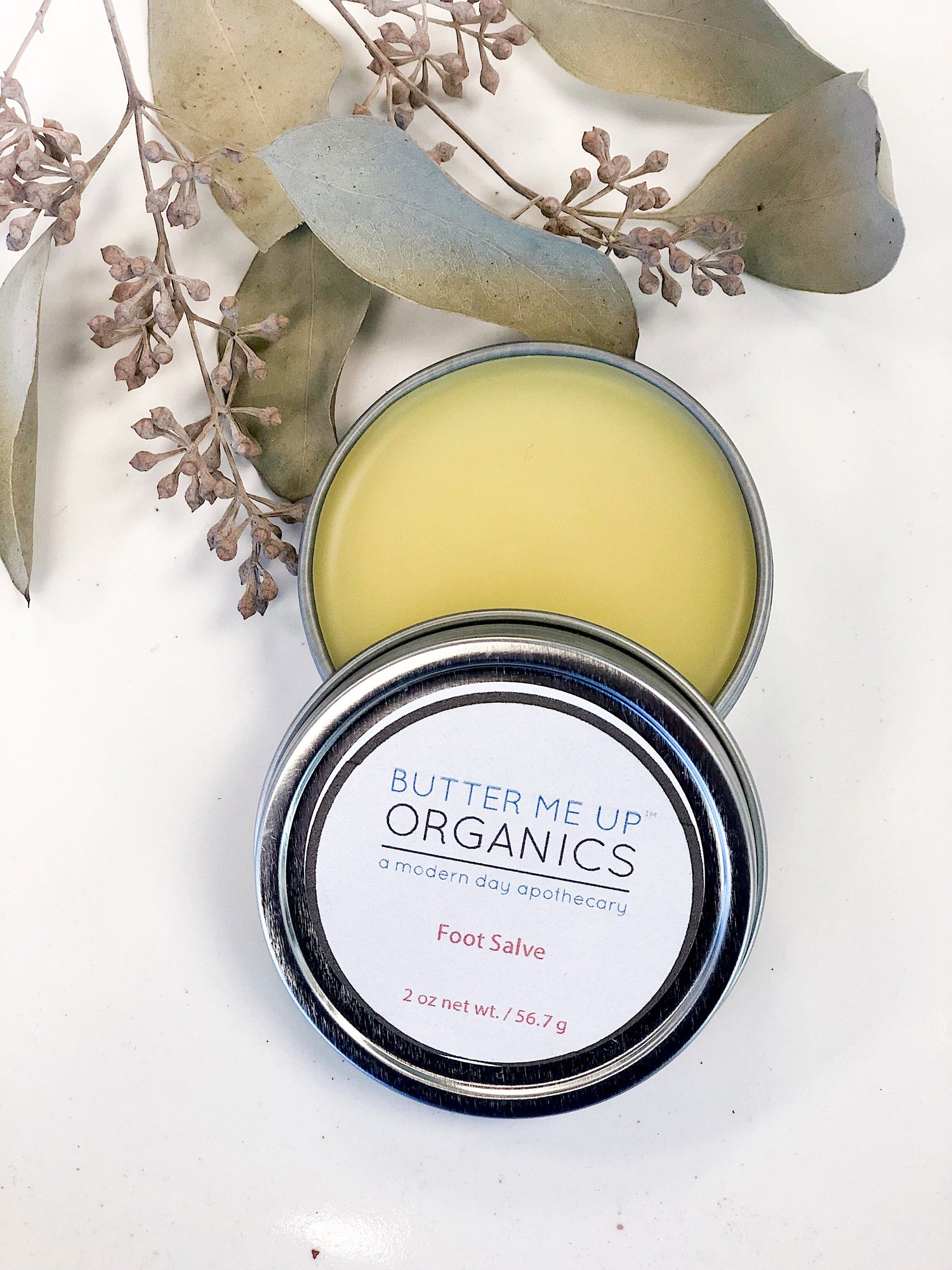 Foot Salve/ Dry Cracked Feet / Heel Salve / Foot Butter by Butter Me Up Organics