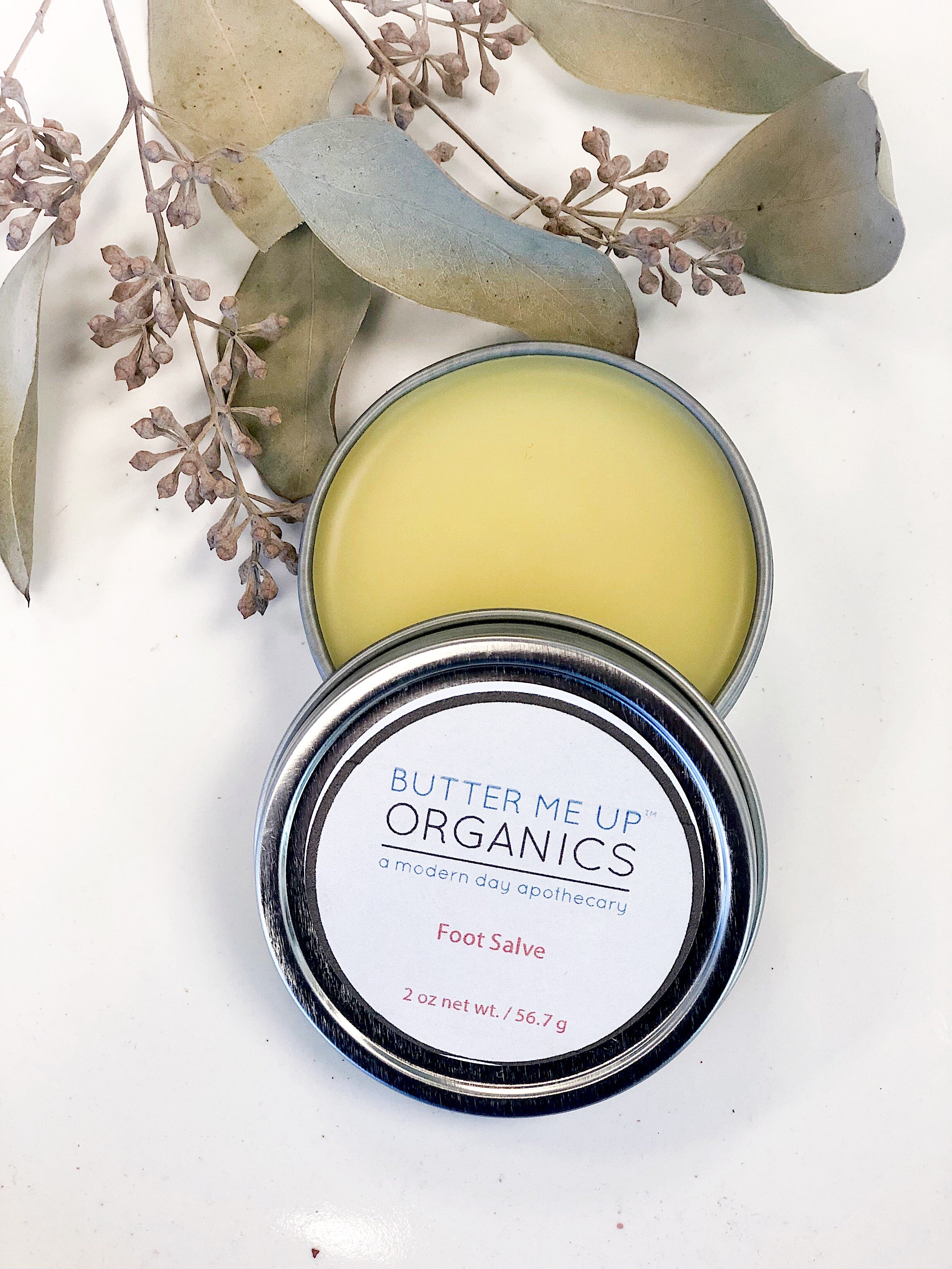 Foot Salve/ Dry Cracked Feet / Heel Salve / Foot Butter by Butter Me Up Organics