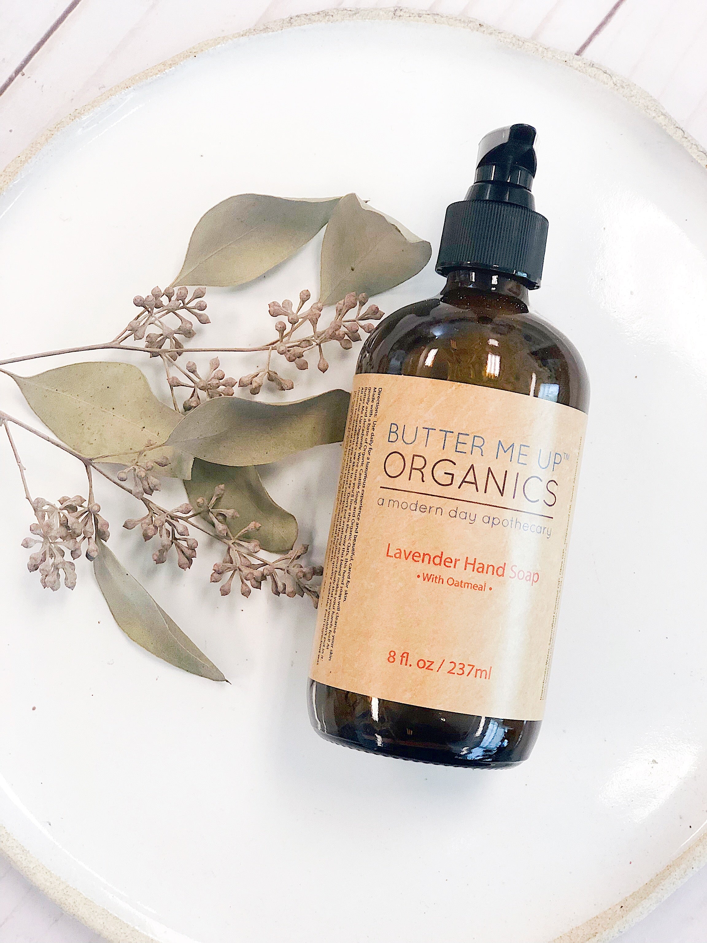 Organic Oatmeal Hand Soap by Butter Me Up Organics