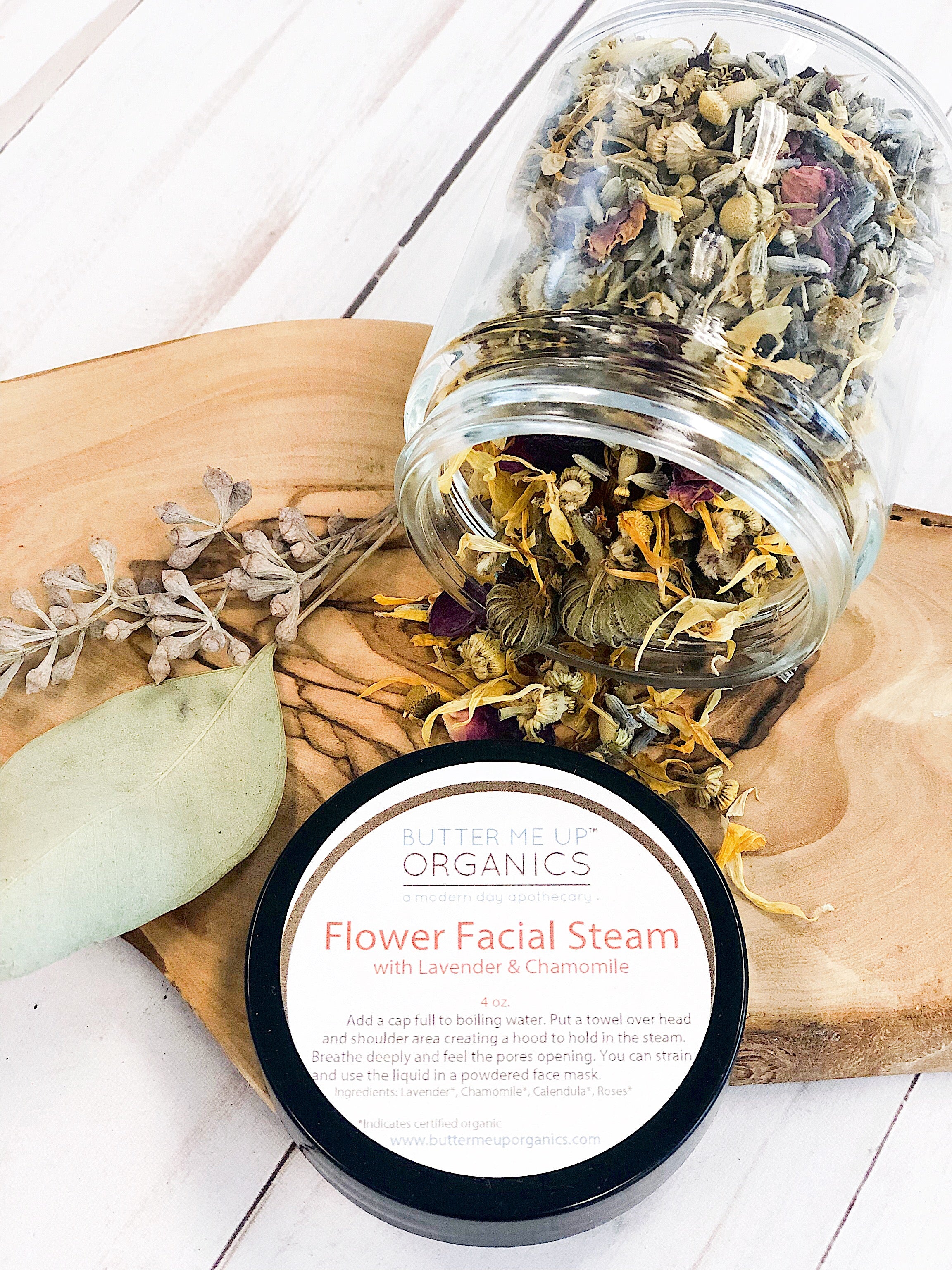 Calming Healing Facial Steam by Butter Me Up Organics