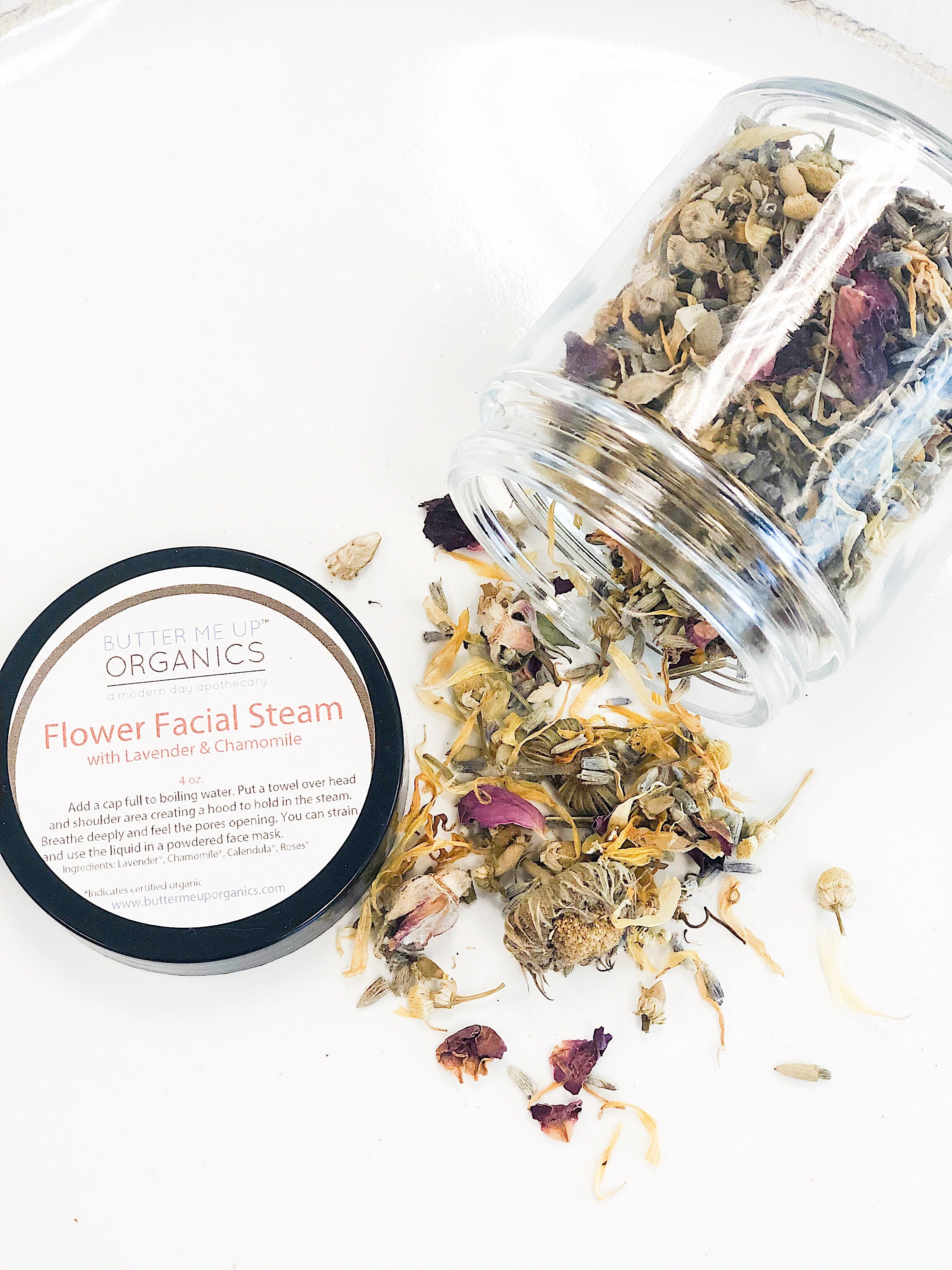 Calming Healing Facial Steam by Butter Me Up Organics