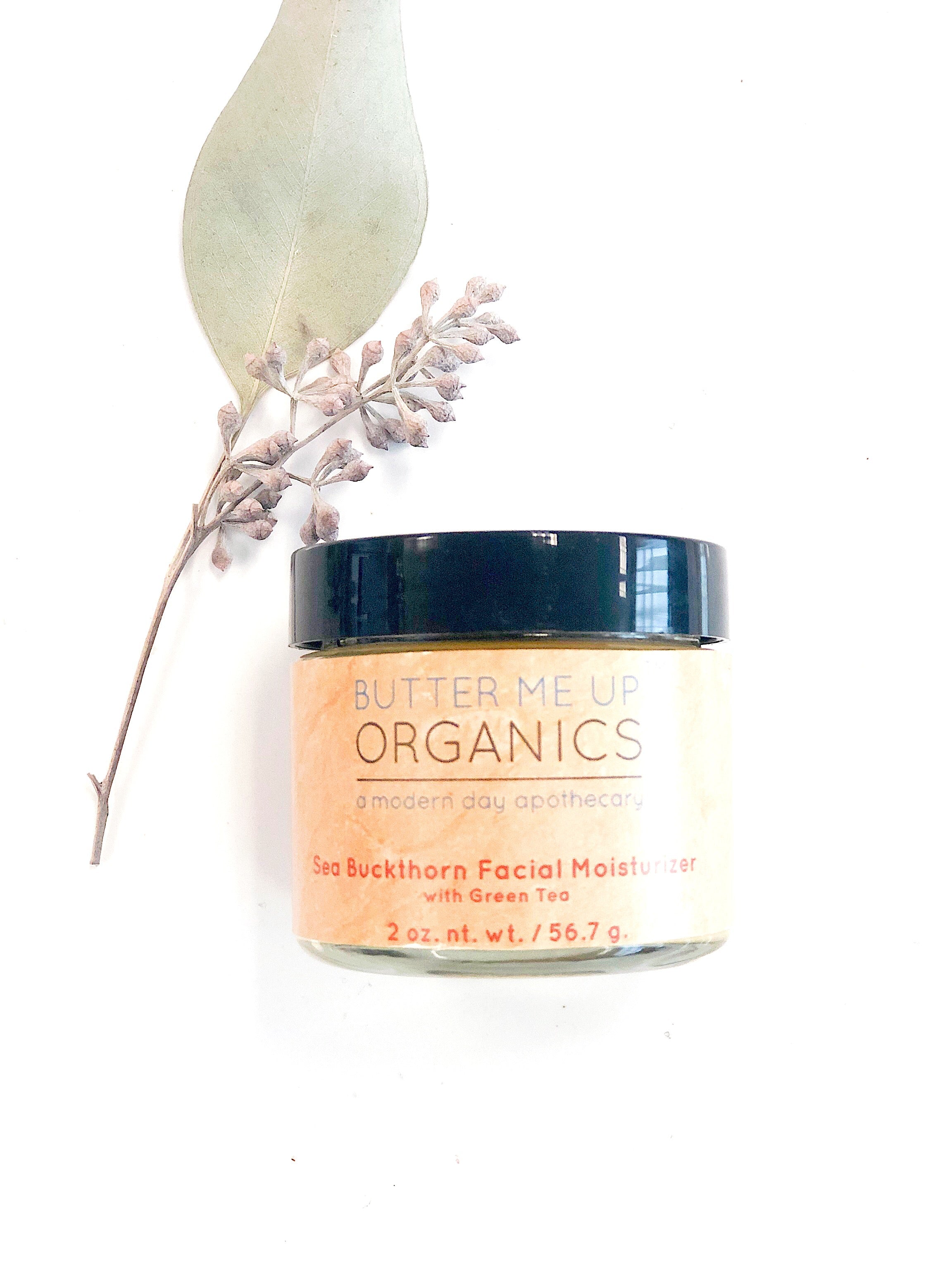 Sea Buckthorn Facial Moisturizer / Organic Face Moisturizer / Facial Care / Face Nutrition by Butter Me Up Organics