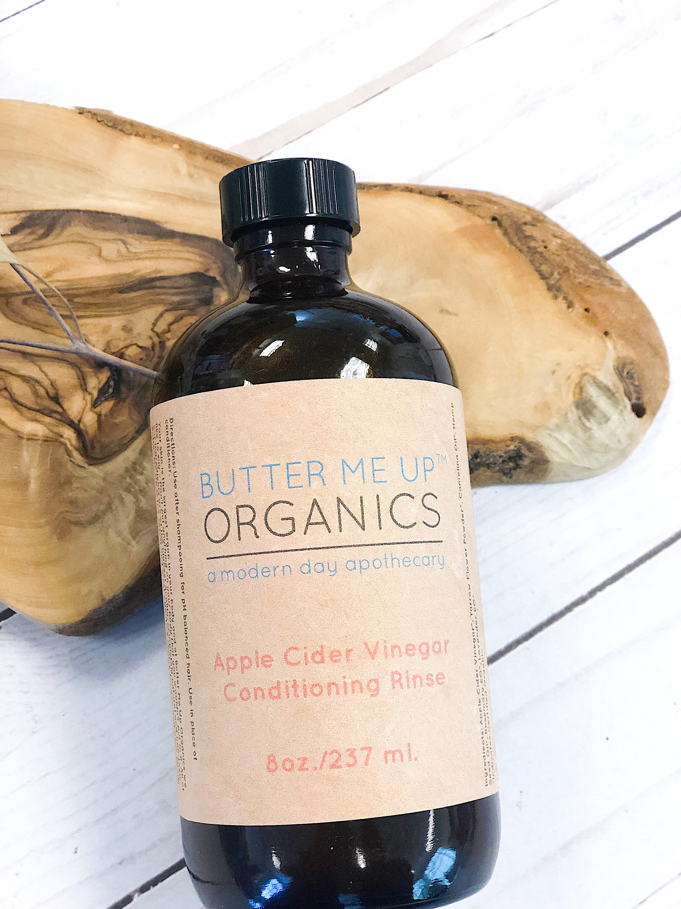 Apple Cider Vinegar Conditioning Rinse / HAIR RINSE / Organic Conditioner / Herbal Hair Rinse / No Poo / Vinegar Rinse by Butter Me Up Organics