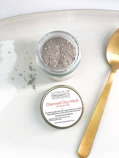 Organic Charcoal Mask / Activated Charcoal Mask by Butter Me Up Organics