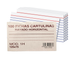 Fichas de Cartulina Rayadas Horizontales (3x5in – Paquete de 100) by Farmacias Savia