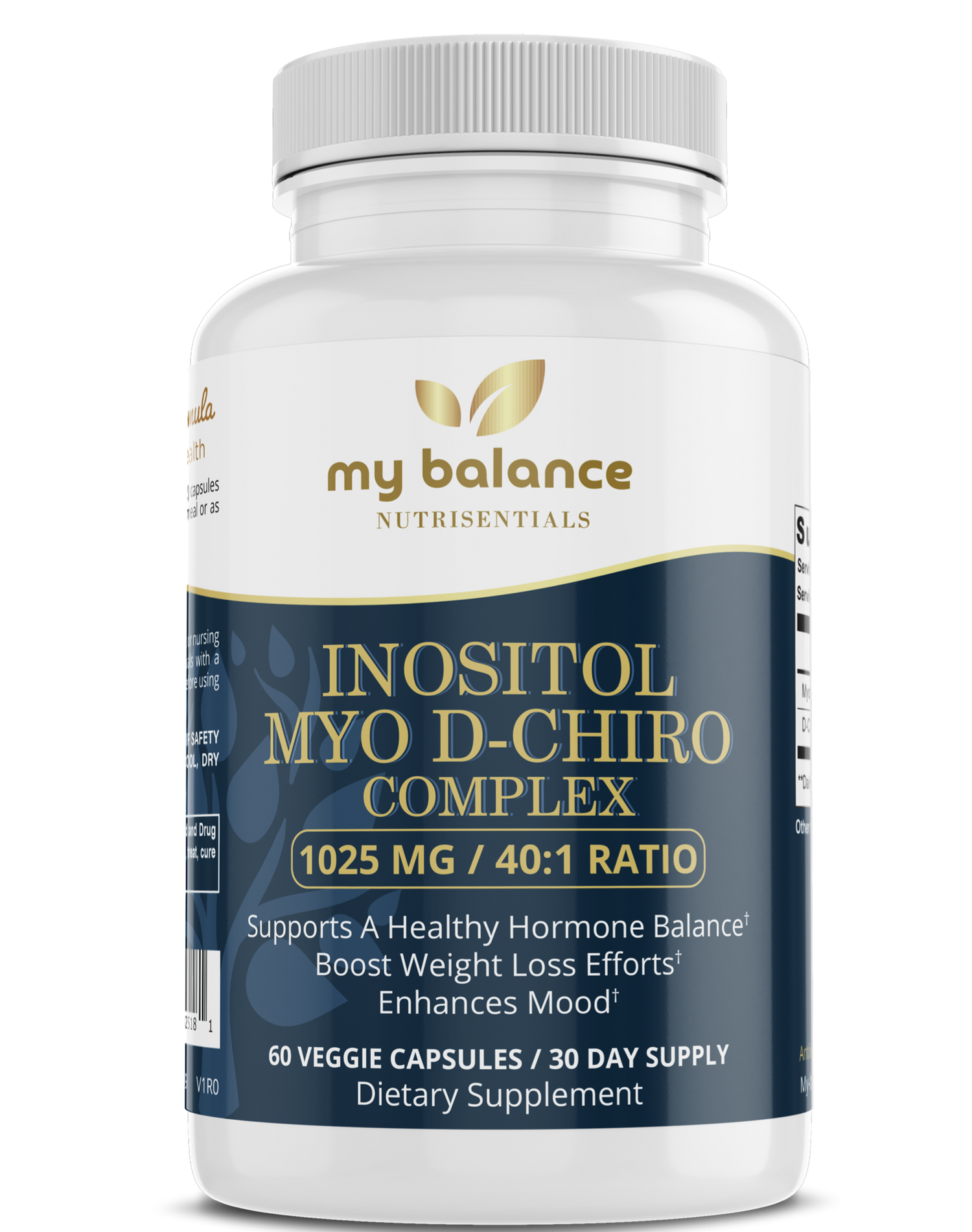 Myo D-Chiro Inositol - Supports Metabolic / Hormonal Balance by My Balance