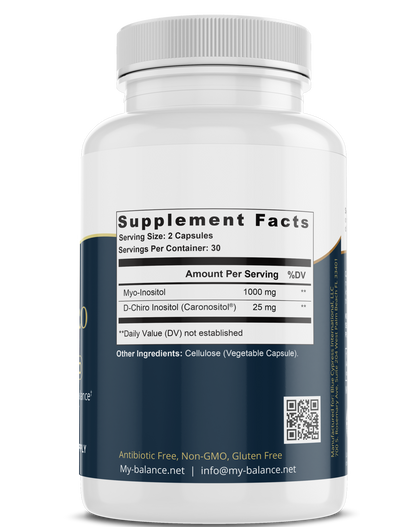 Myo D-Chiro Inositol - Supports Metabolic / Hormonal Balance by My Balance