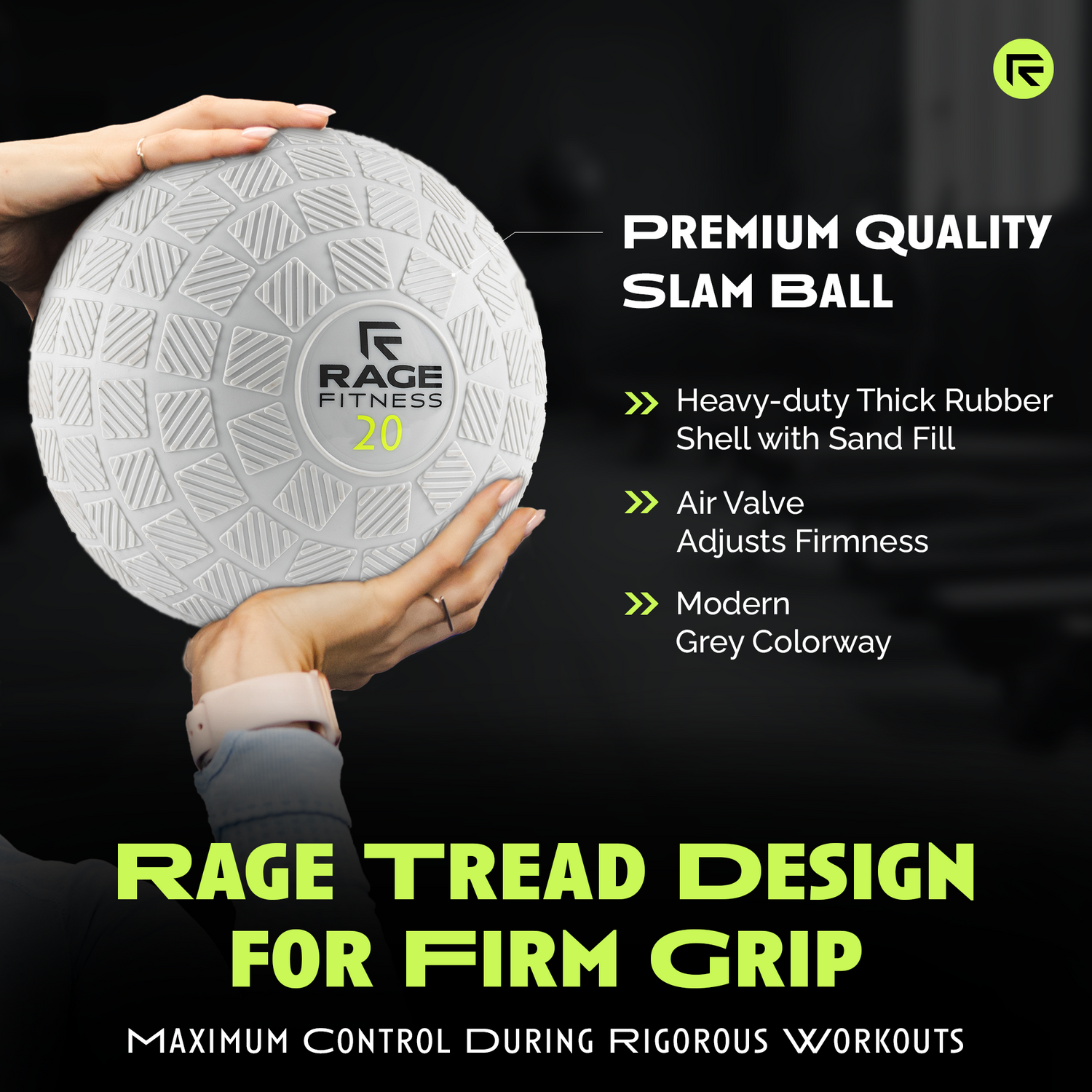 Tread Slam Ball by Rage Fitness