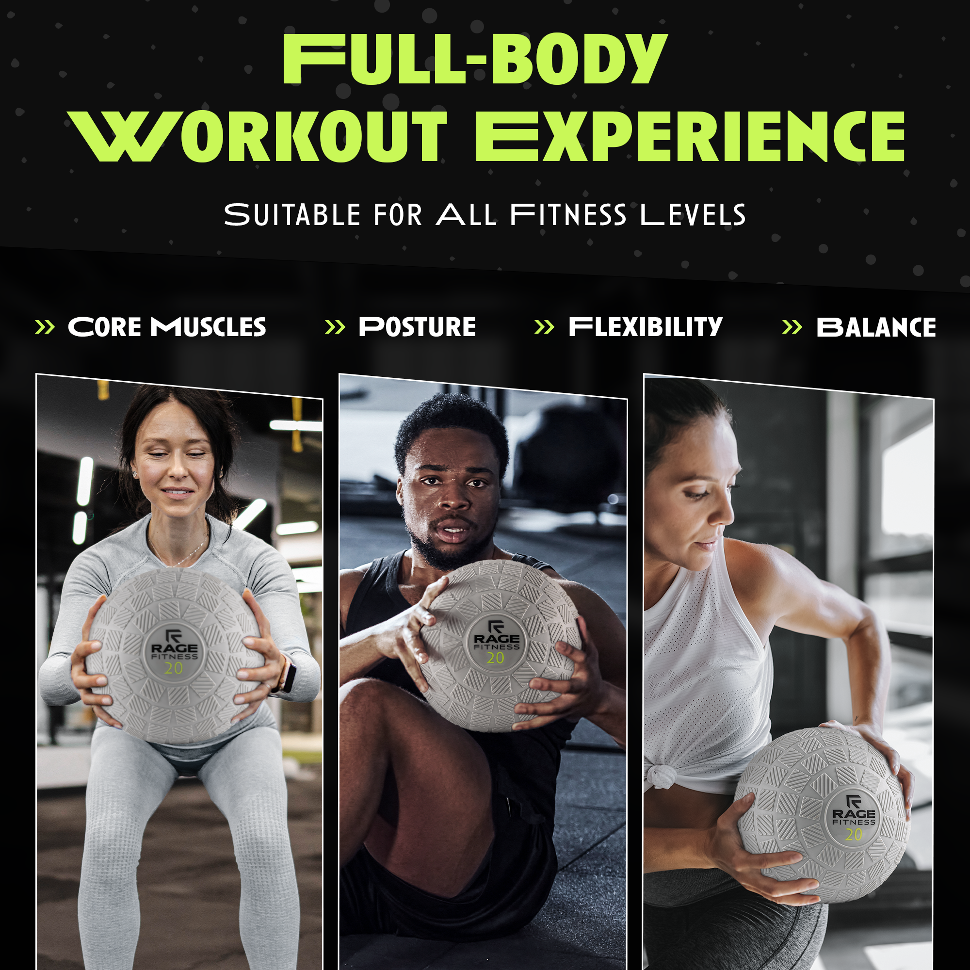 Tread Slam Ball by Rage Fitness