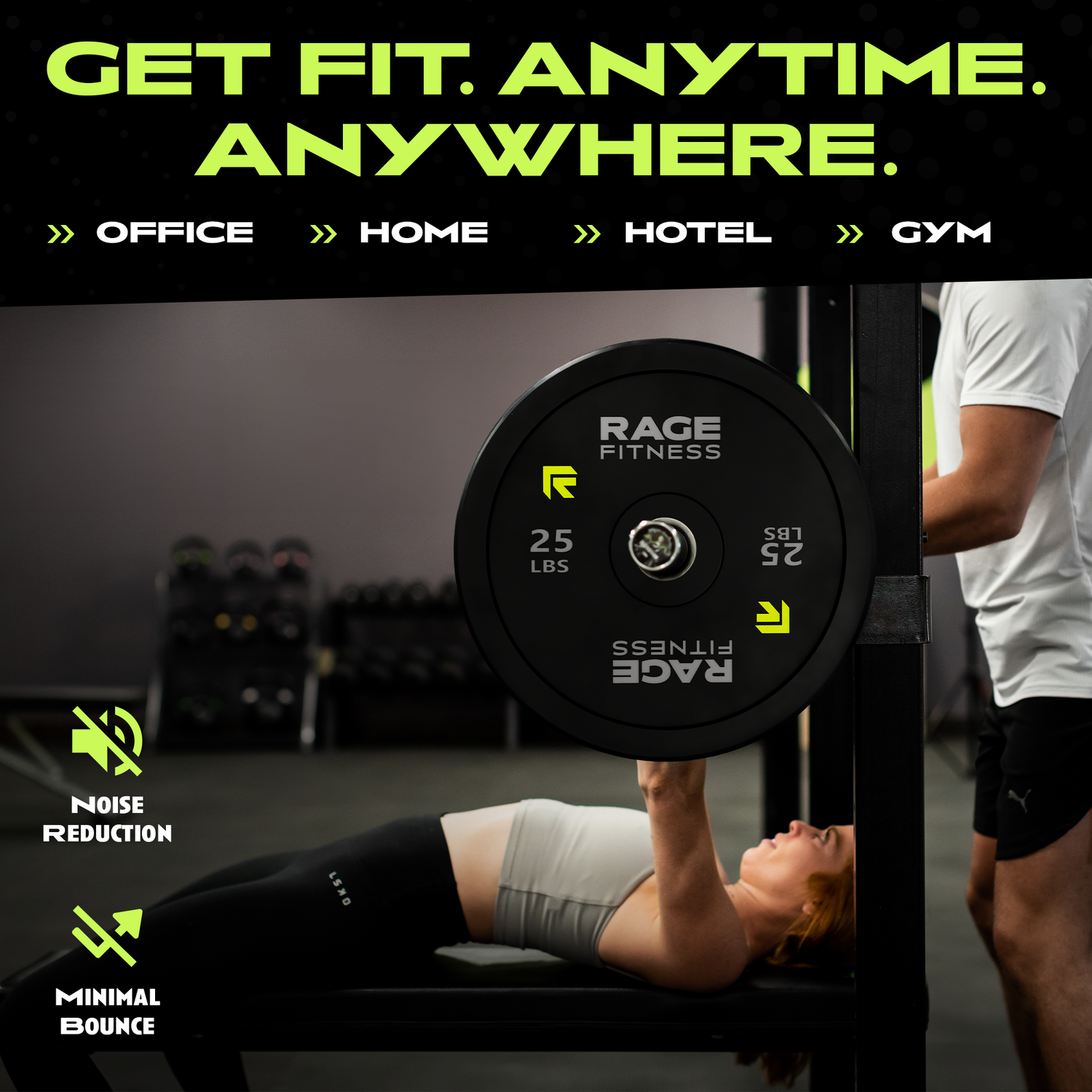 Bumper Plates by Rage Fitness