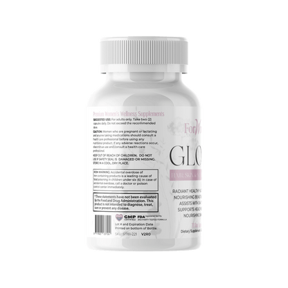 Glow Hair, Skin, and Nail Support Supplement by ForWomn | Women&