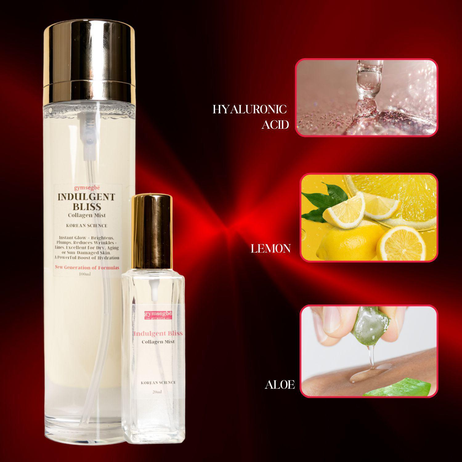 Indulgent Bliss Collagen Facial Mist by gymsegbë