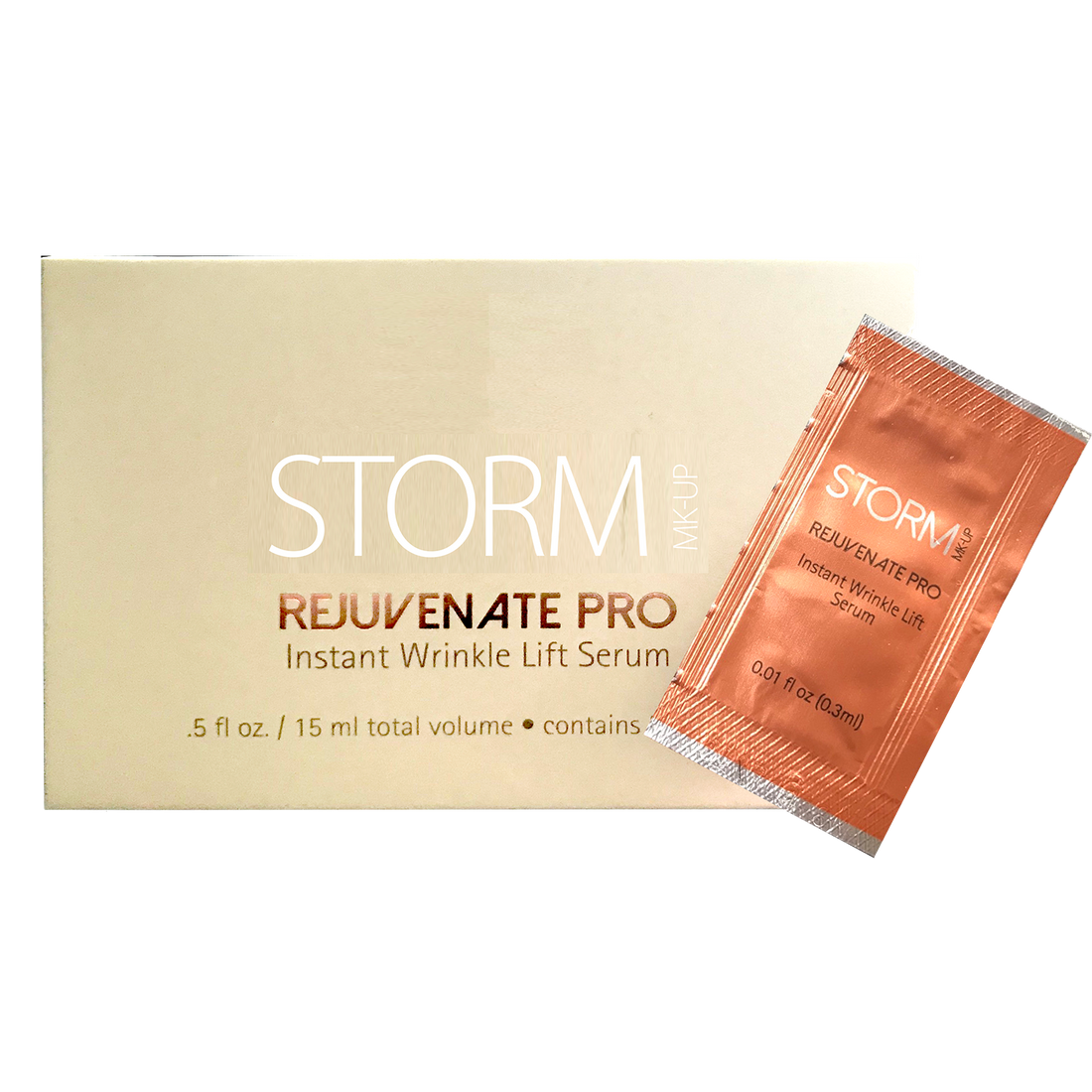 Storm mk-up® - Rejuvenate Pro Instant Wrinkle Lift Serum 0.5 fl oz by Best Clean Beauty