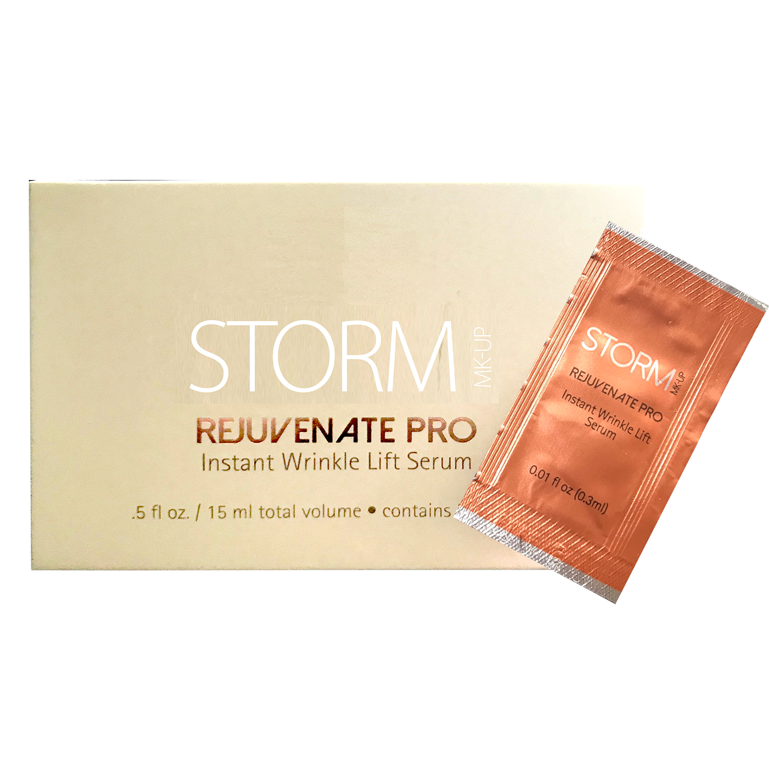 Storm mk-up® - Rejuvenate Pro Instant Wrinkle Lift Serum 0.5 fl oz by Best Clean Beauty