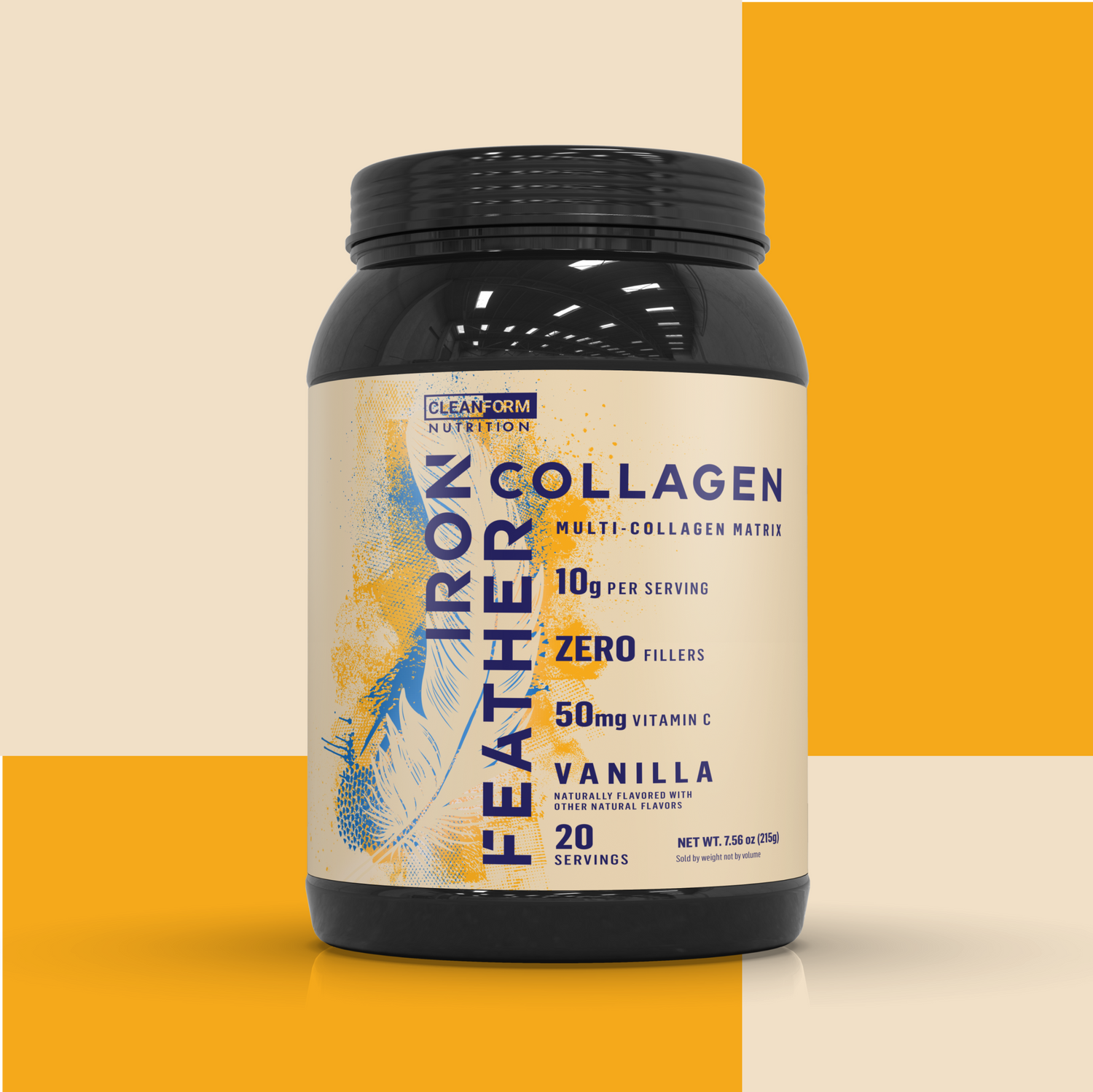Iron Feather Collagen by CleanForm Nutrition