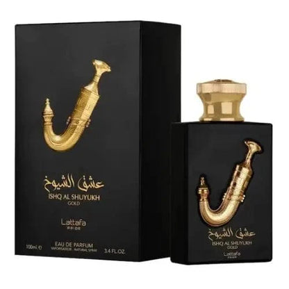 Ishq Al Shuyukh Gold By Lattafa 3.4 oz Unisex EDP Spray by perfumesandrea