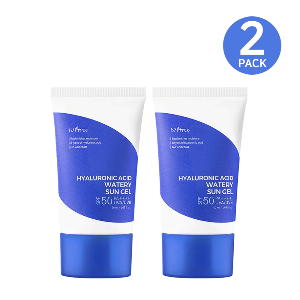 Isntree Hyaluronic Acid Watery Sun Gel Set SPF 50+ PA++++ (2-Pack) by AsiaBeautyMall
