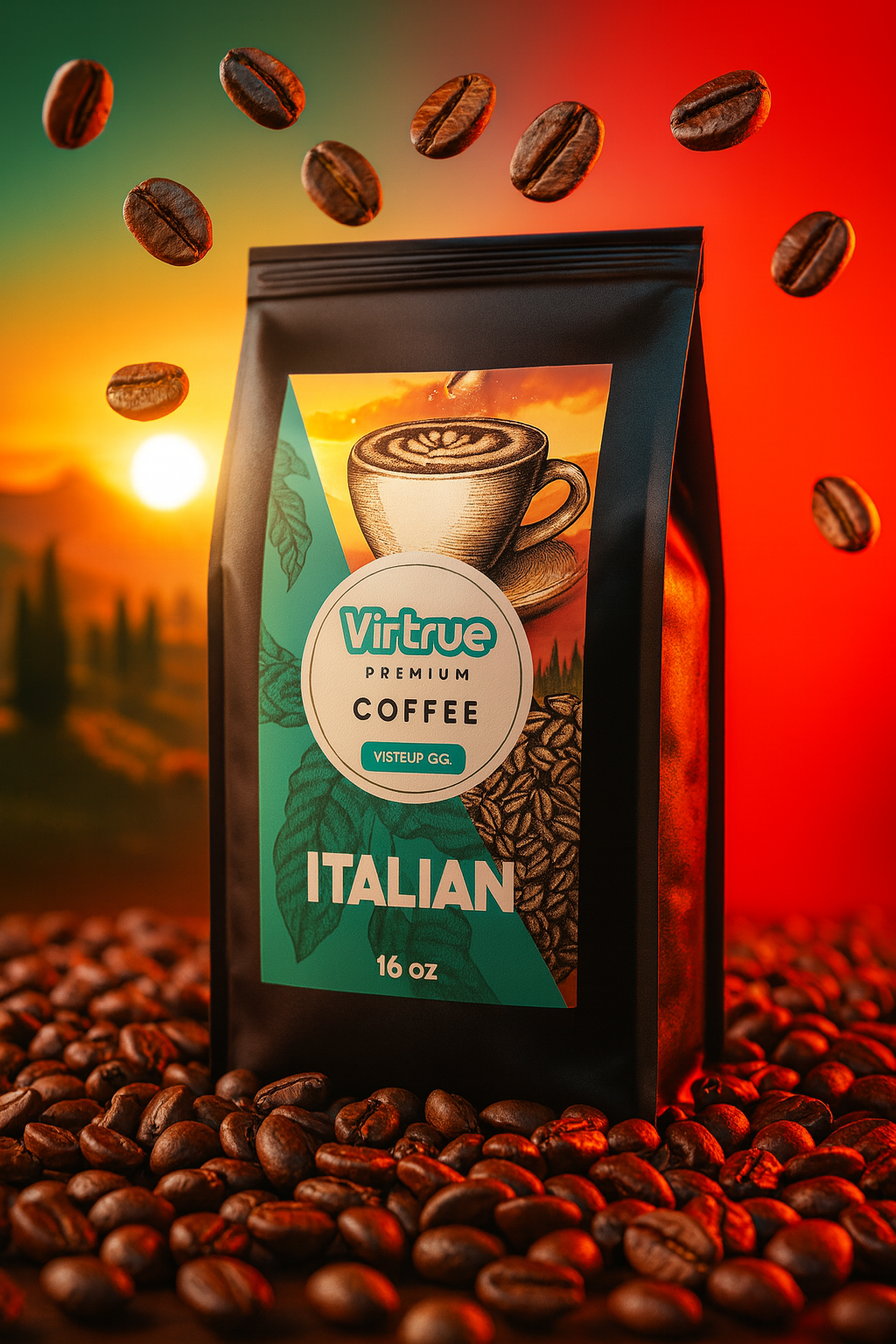 Dark Roast Coffee – 16oz | Bold, Small Batch, Expertly Roasted by Virtrue