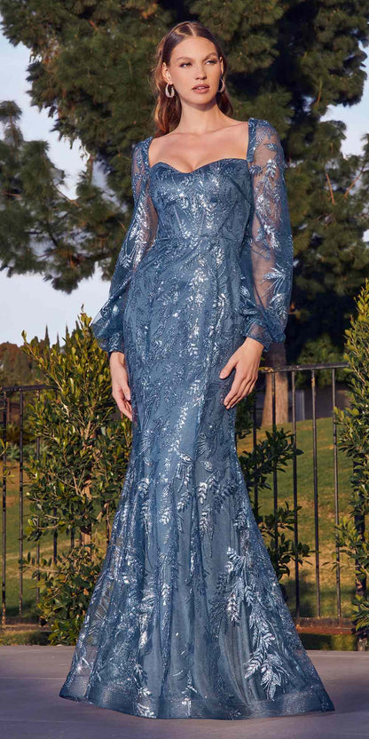 Cinderella Divine J816 Removable Long Sleeve Off the Shoulder Gown by DiscountDressShop