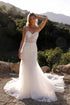 Nox Anabel JE1014L Long Applique Sleeveless Bridal Mermaid Dress by DiscountDressShop