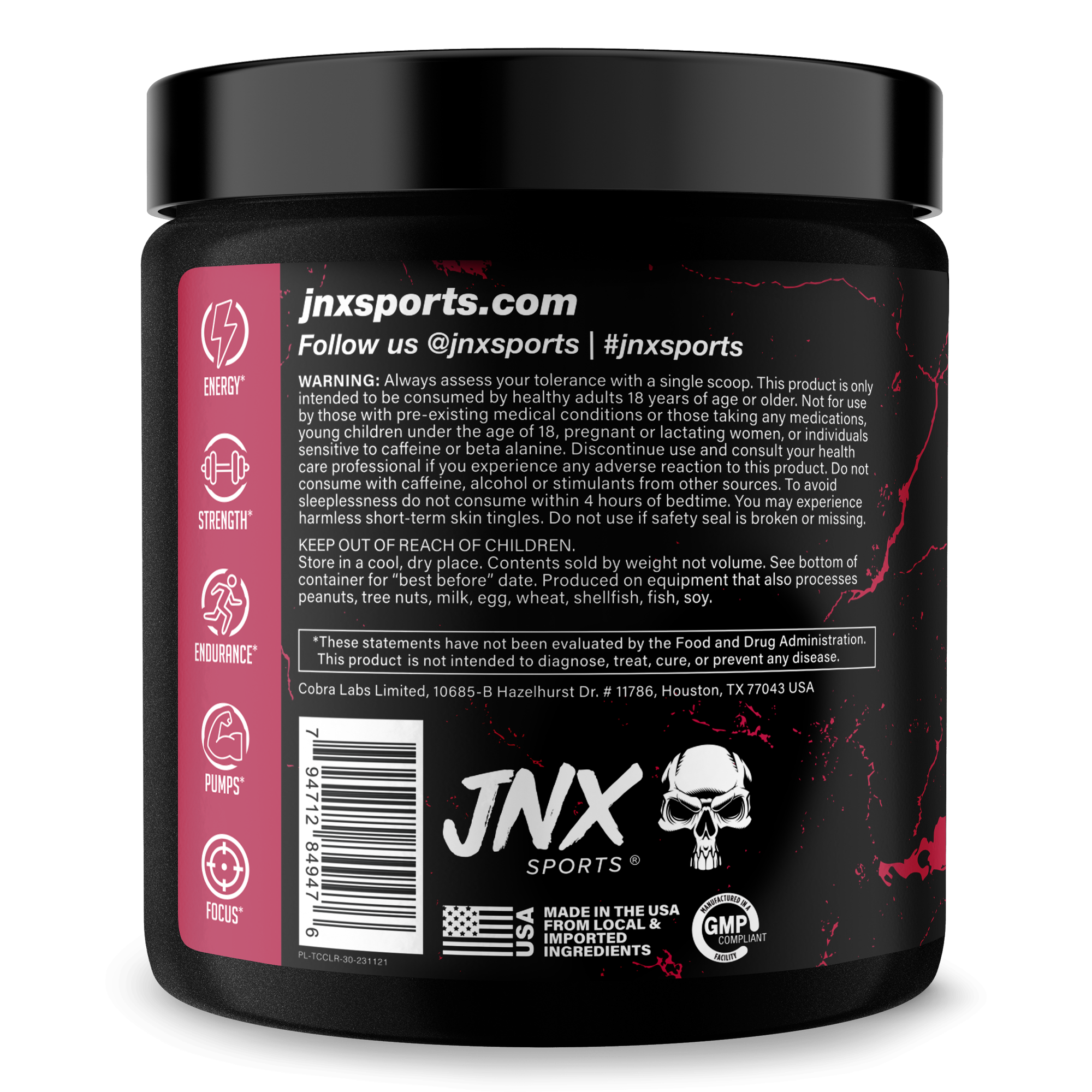 The Curse! Pre-Workout 30 Serve by JNX Sports