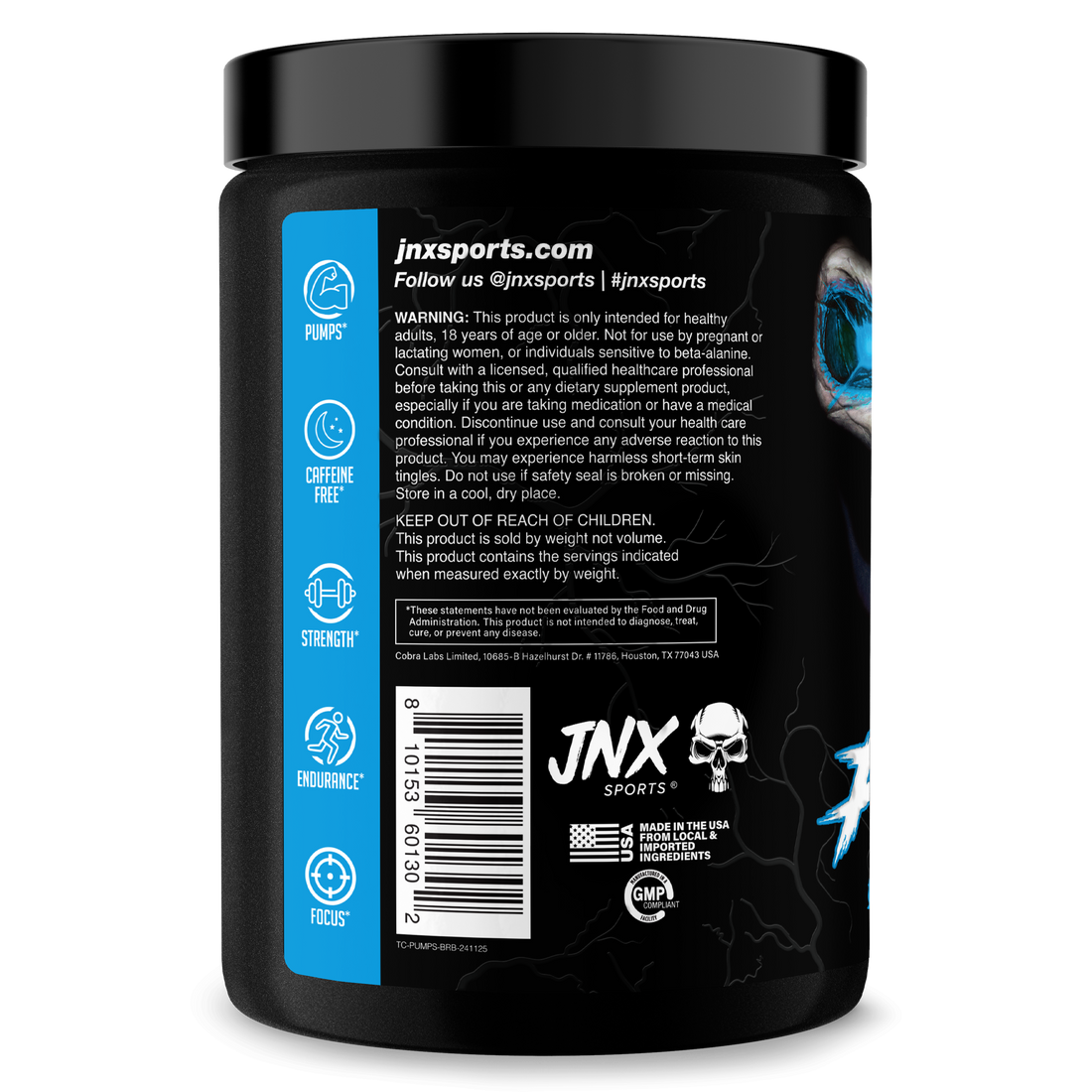 The Curse! Stim-Free Pump by JNX Sports