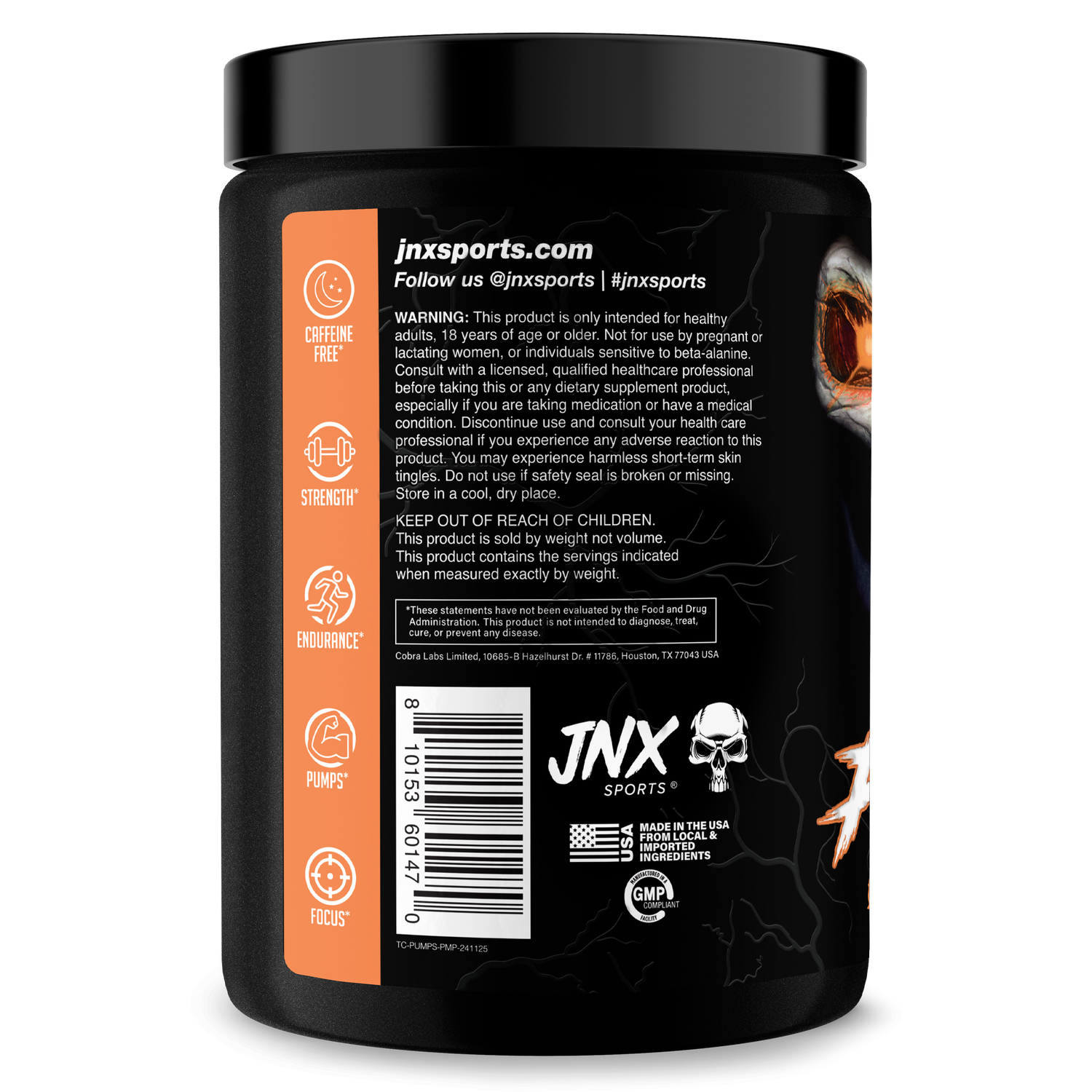 The Curse! Stim-Free Pump by JNX Sports