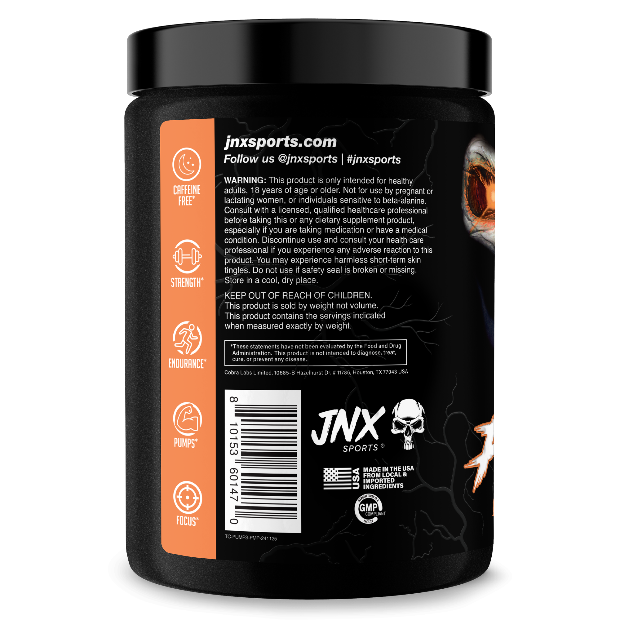 The Curse! Stim-Free Pump by JNX Sports