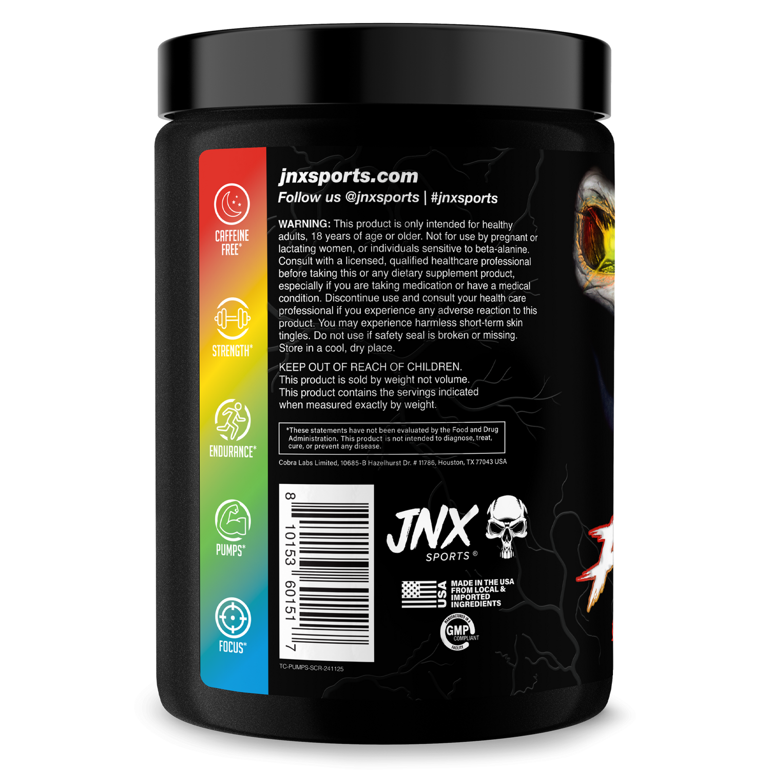 The Curse! Stim-Free Pump by JNX Sports