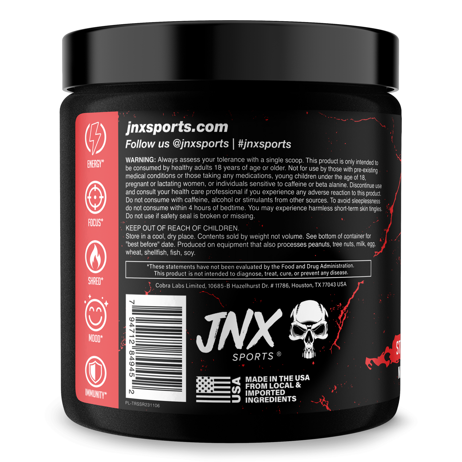 The Ripper! Fat Burner by JNX Sports