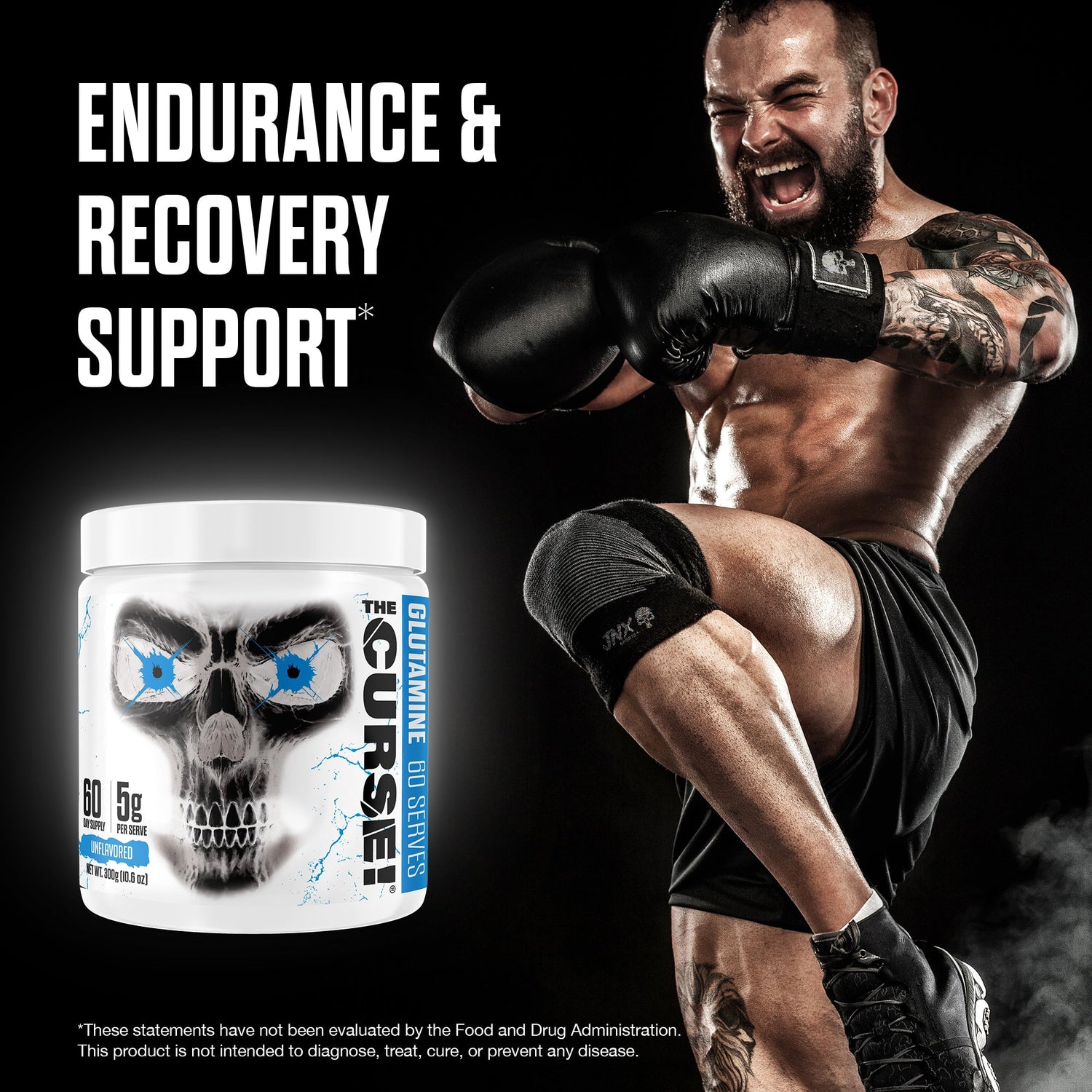 The Curse! Micronized Glutamine by JNX Sports