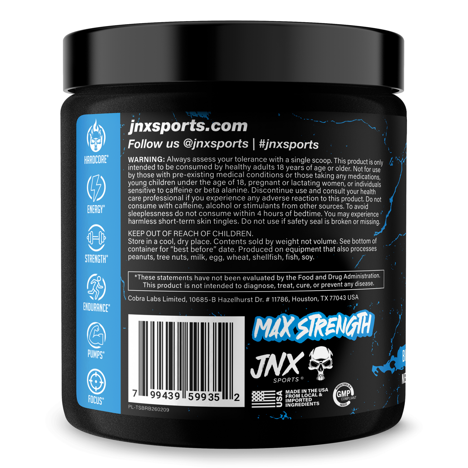 The Shadow! Pre-Workout by JNX Sports