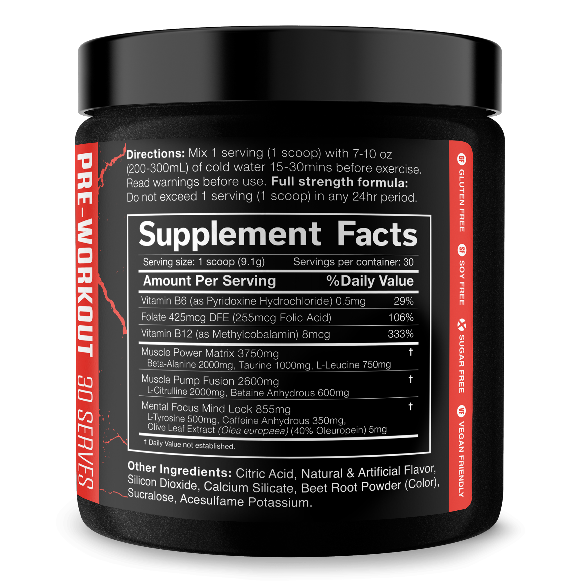The Shadow! Pre-Workout by JNX Sports