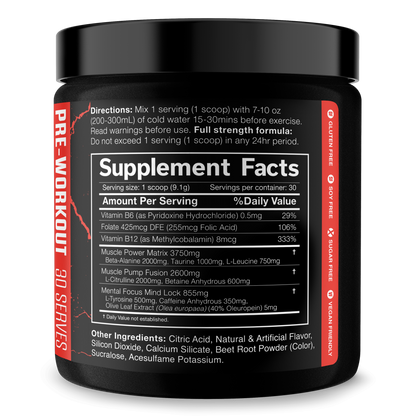 The Shadow! Pre-Workout by JNX Sports