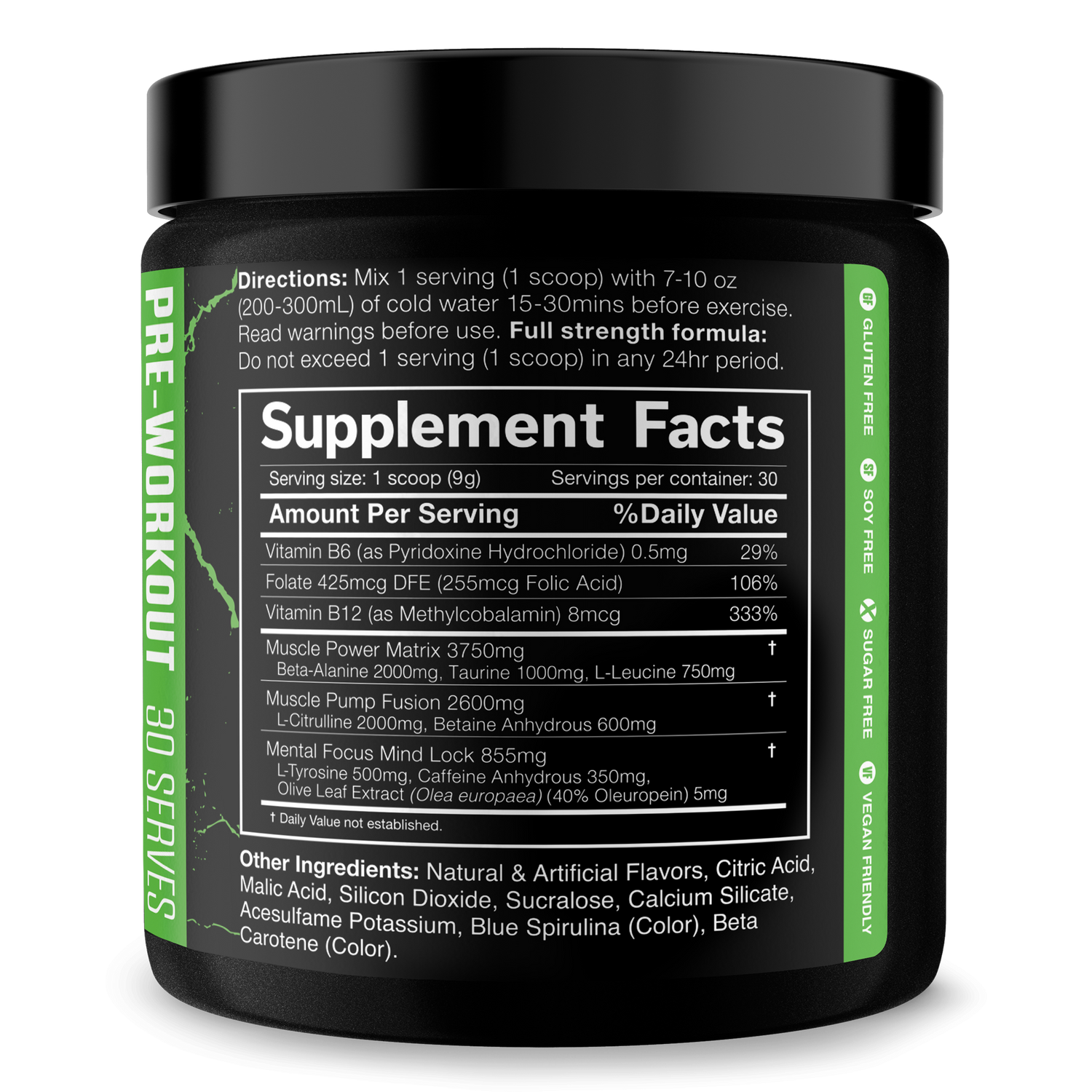 The Shadow! Pre-Workout by JNX Sports