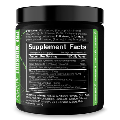The Shadow! Pre-Workout by JNX Sports