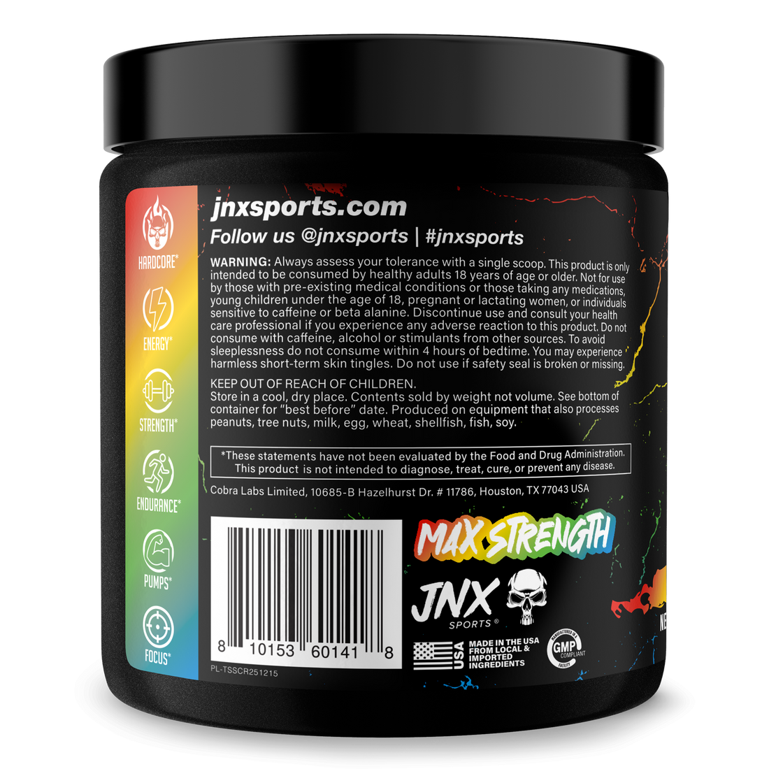 The Shadow! Pre-Workout by JNX Sports